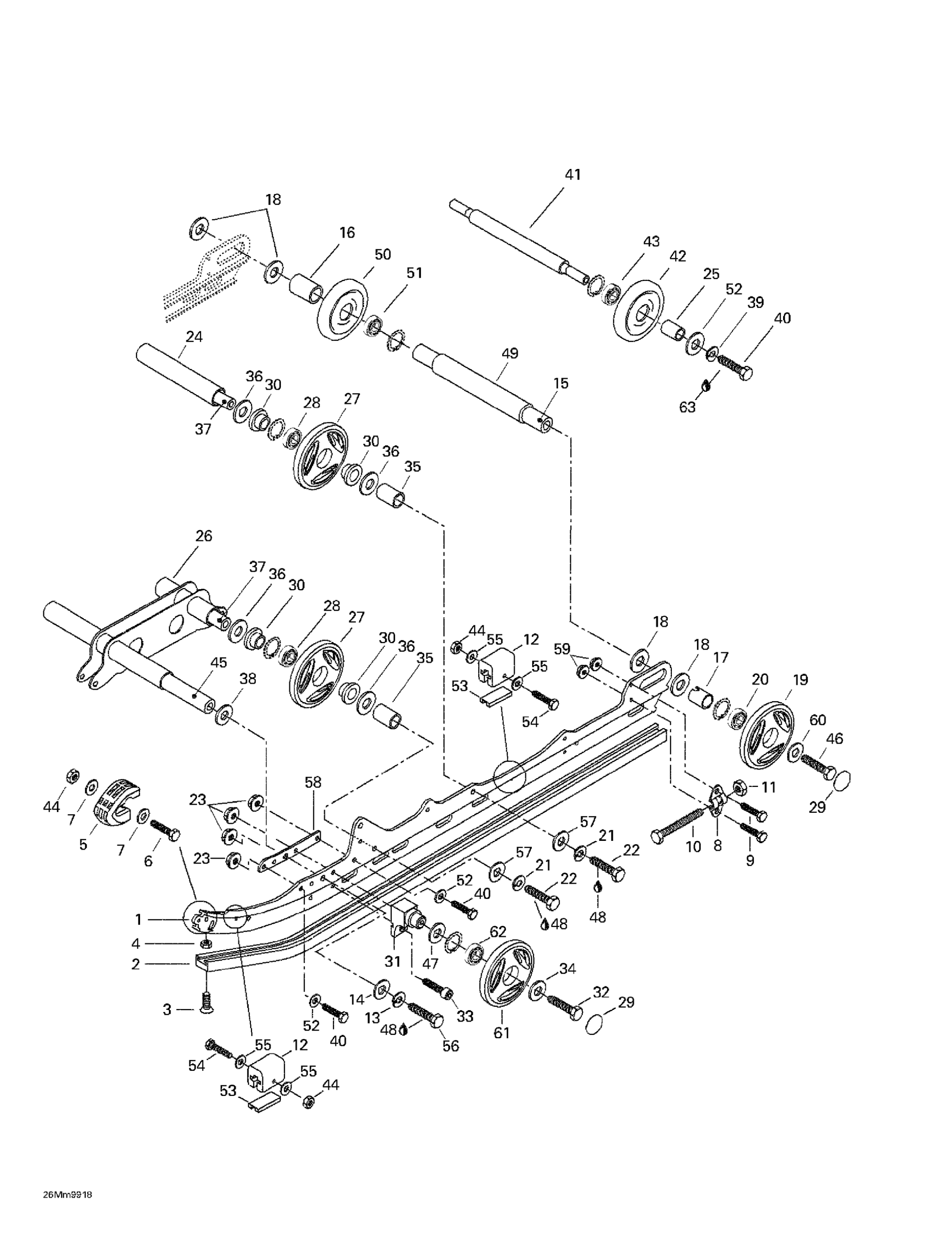 Схема узла: Rear Suspension