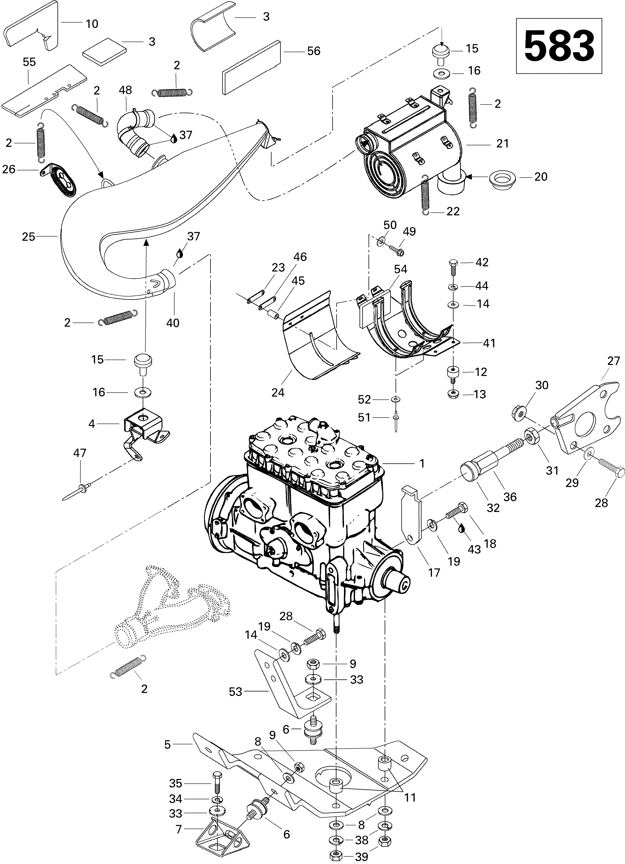 Engine And Engine Support 583