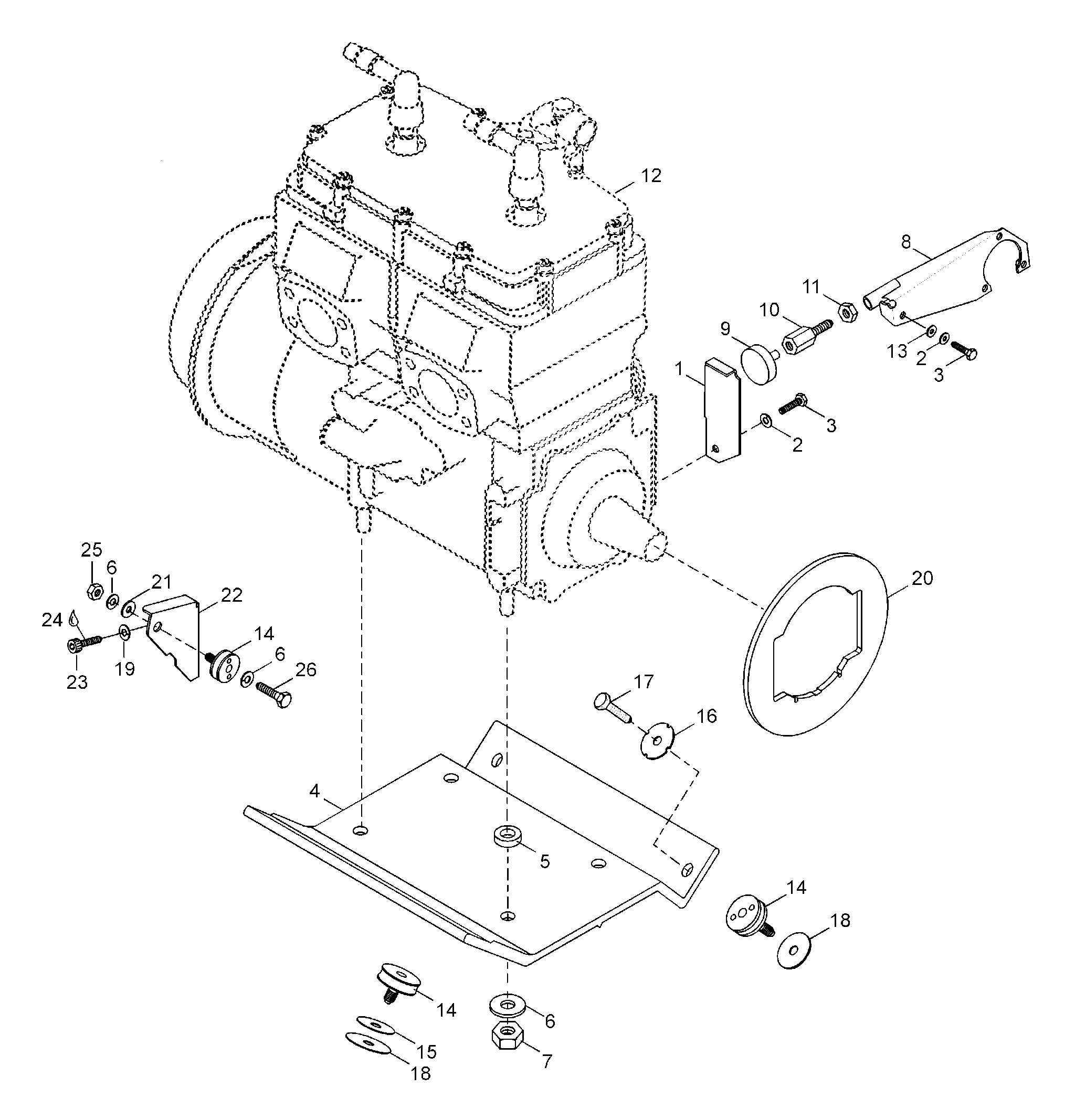 Engine Mount Plate