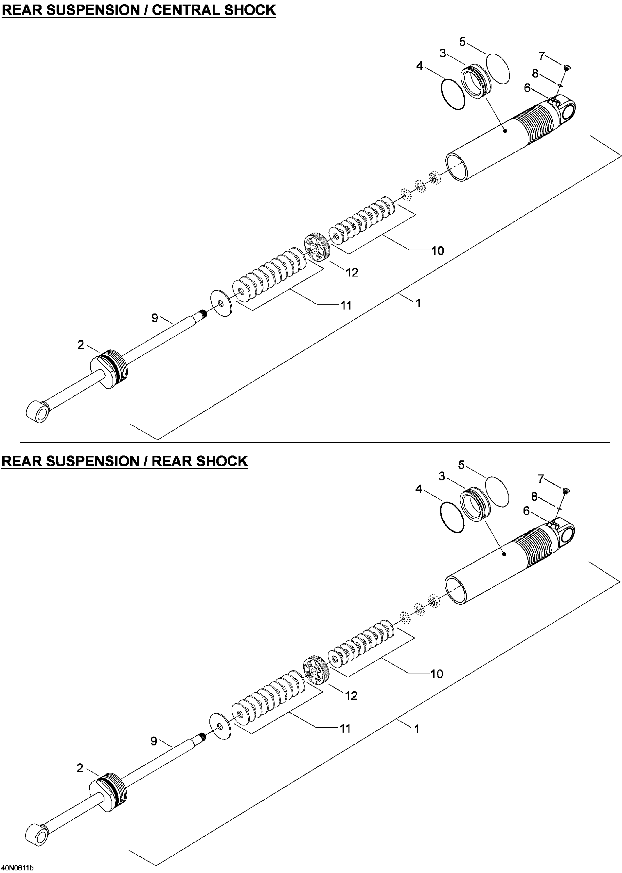 Take Apart Shock, Rear