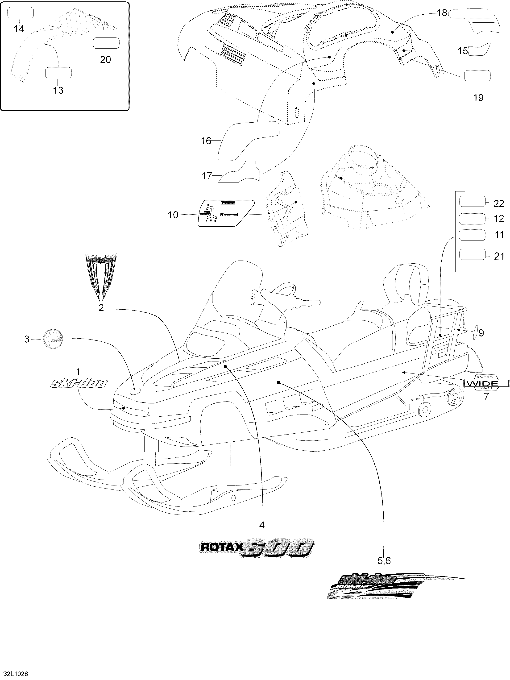 Схема узла: Decals