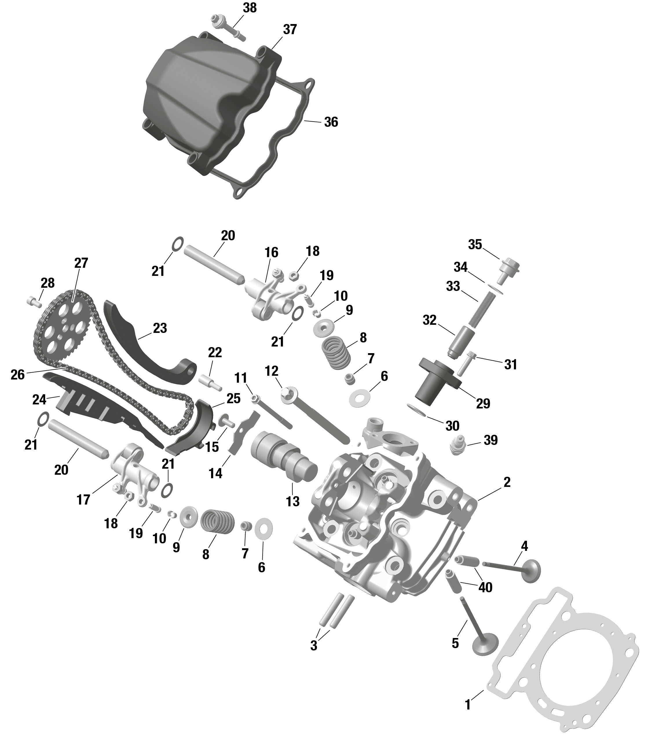 ROTAX - Front Cylinder Head