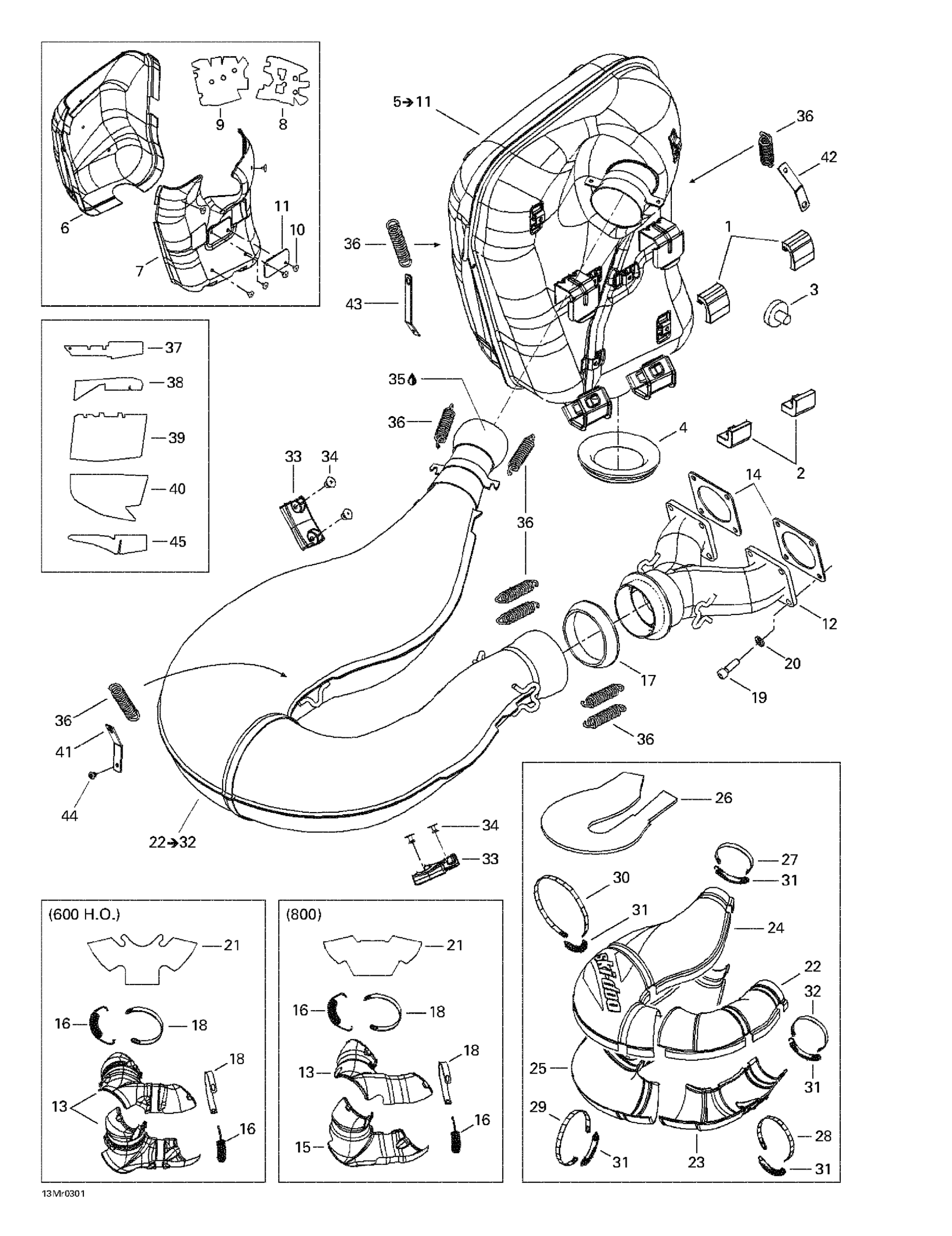 Схема узла: Exhaust System