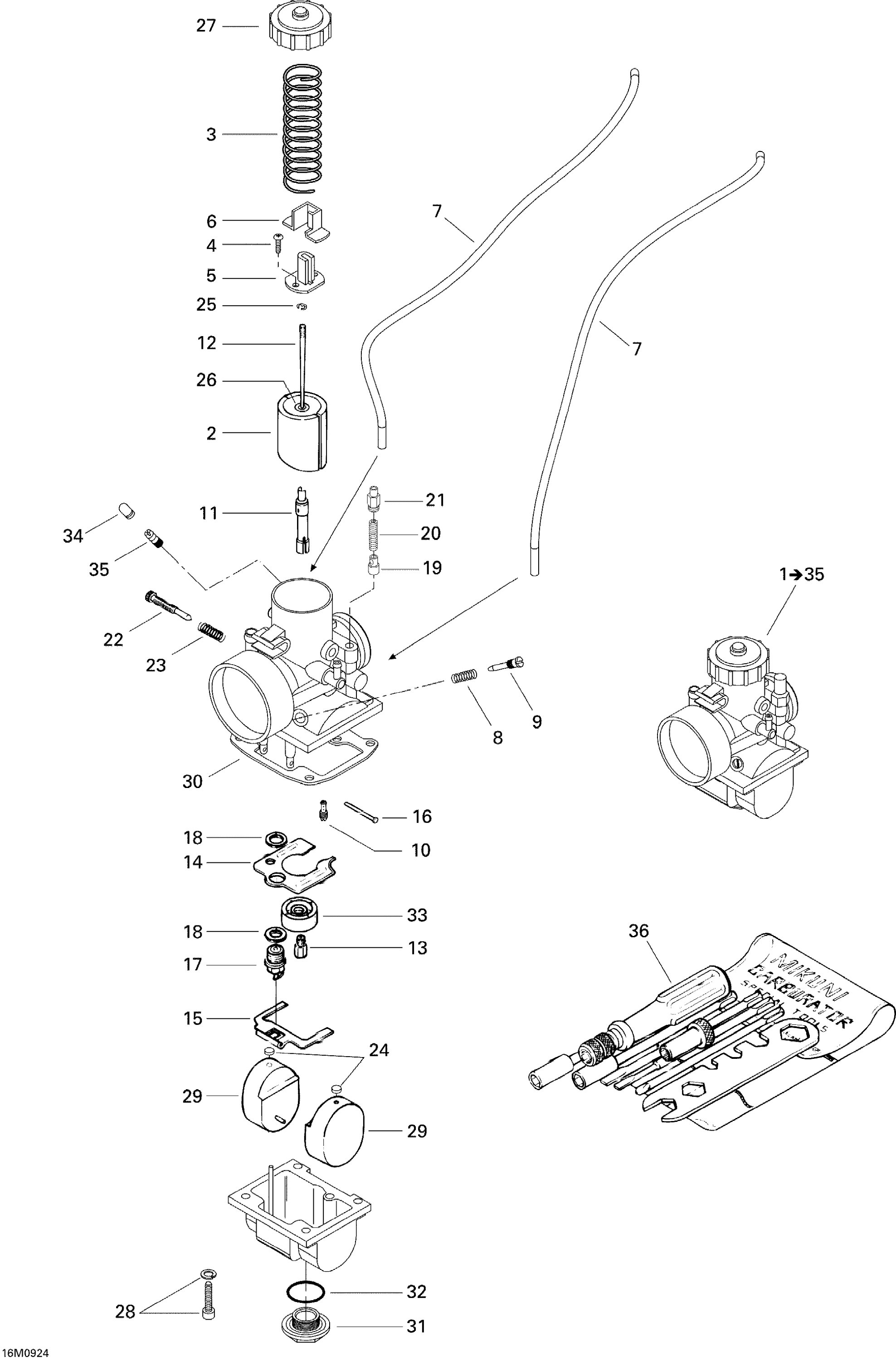 Схема узла: Carburetor