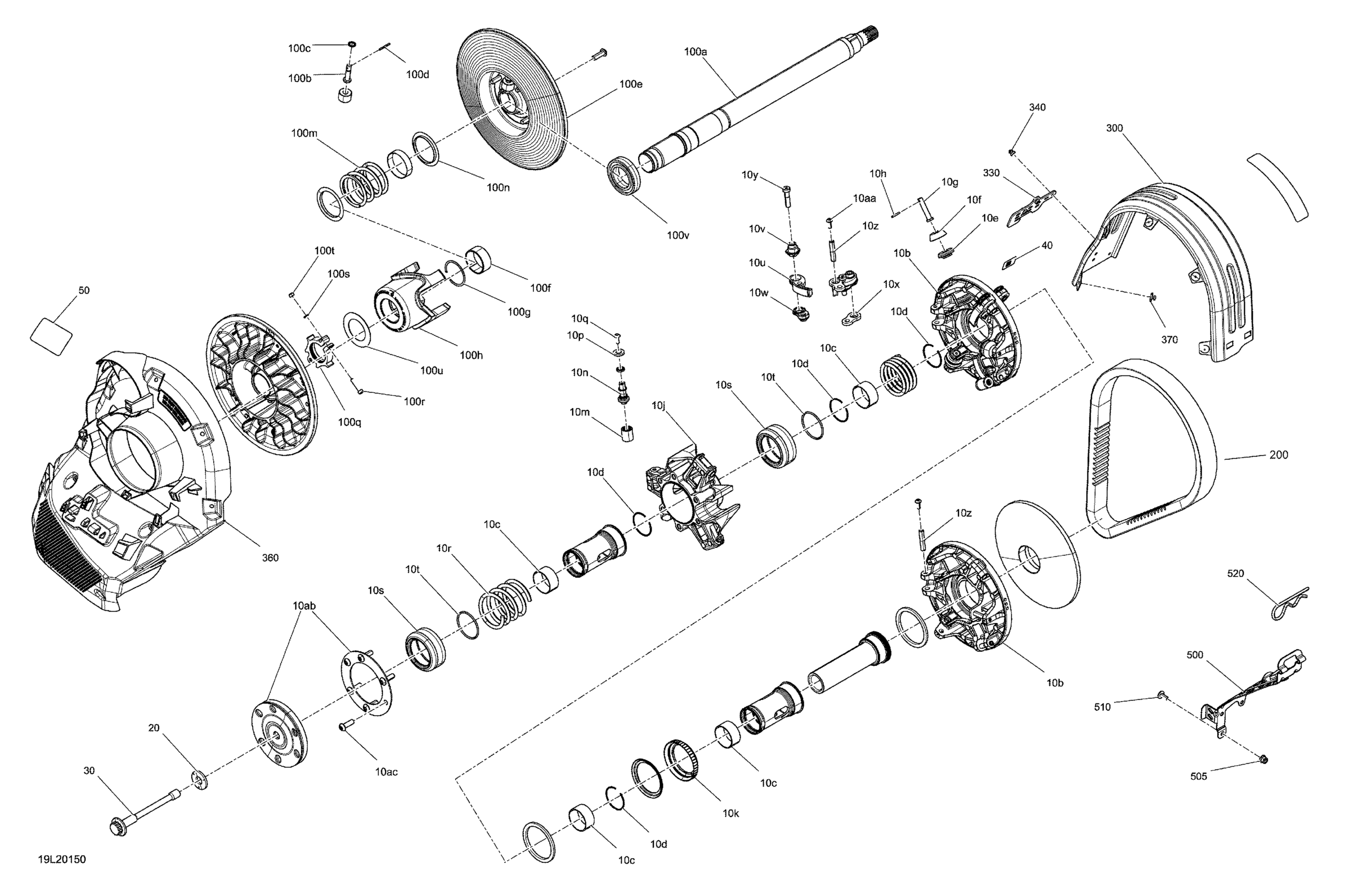 Схема узла: Pulley - System - STD