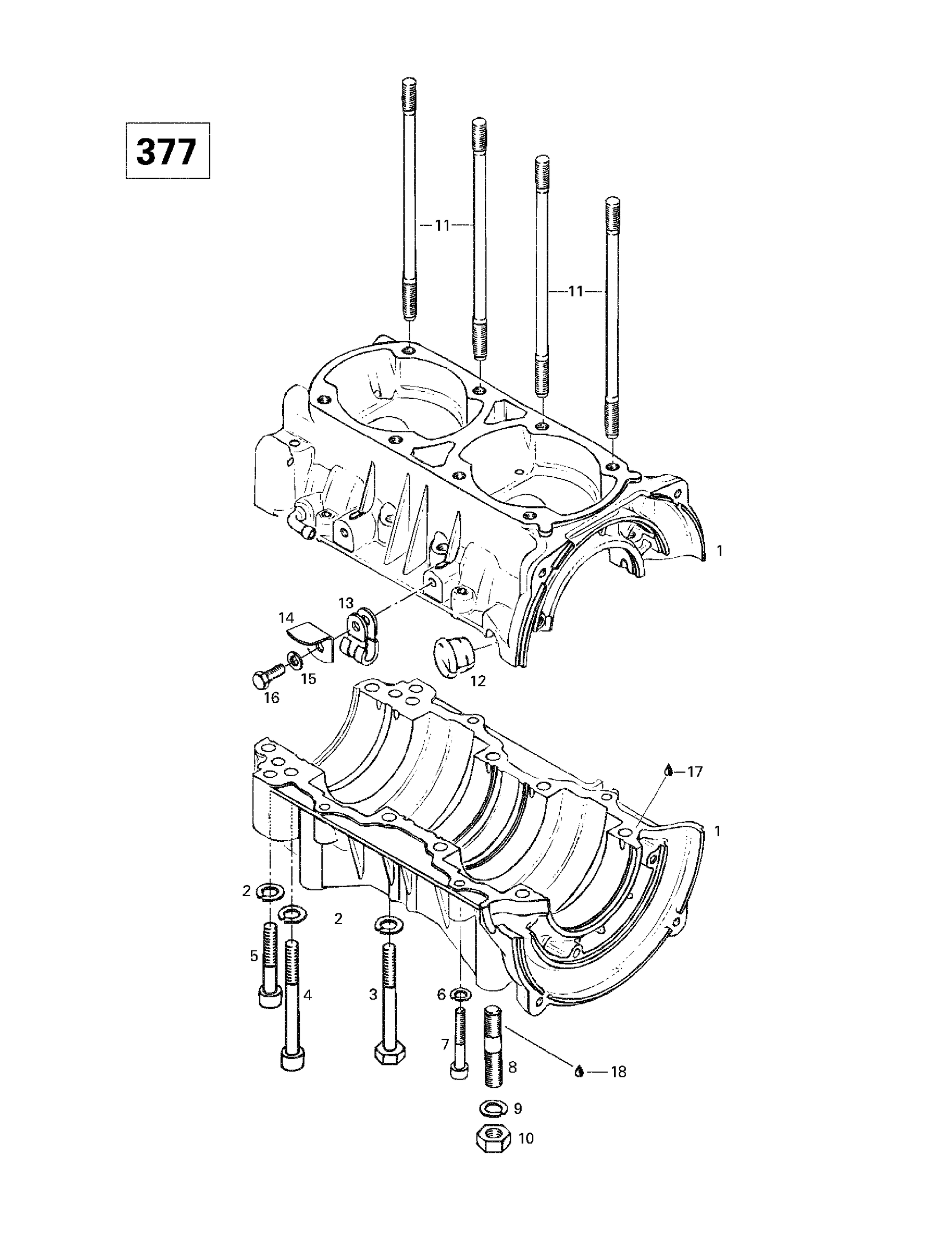 Crankcase (377)