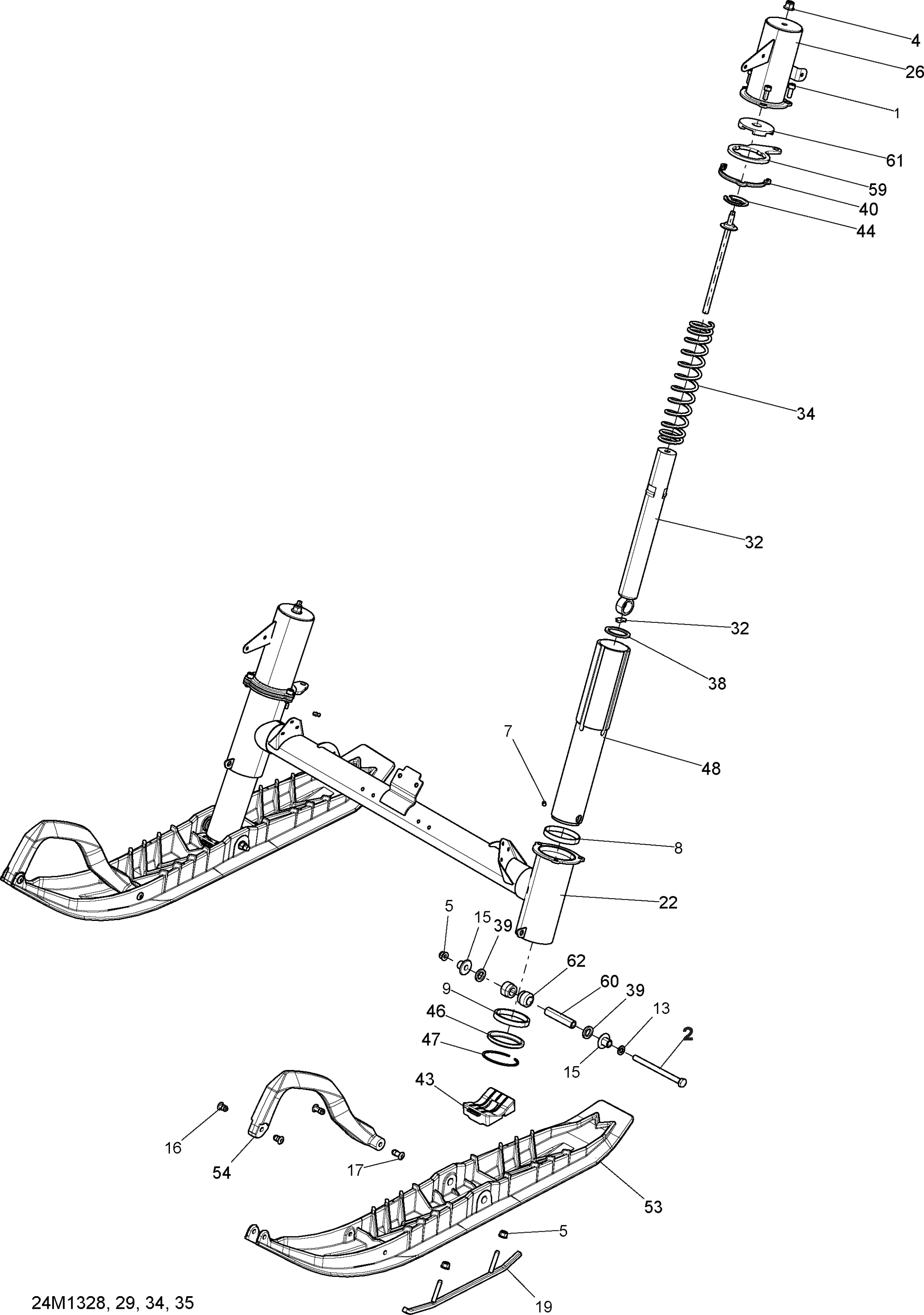 Front Suspension And Ski