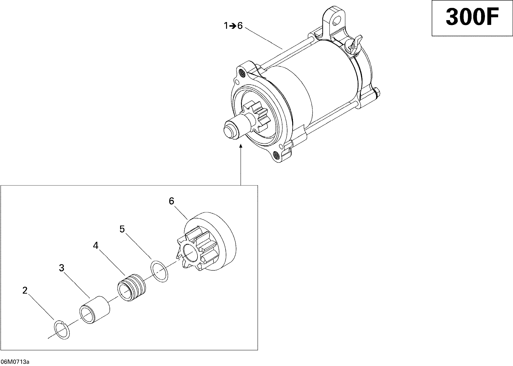 Electric Starter 300F
