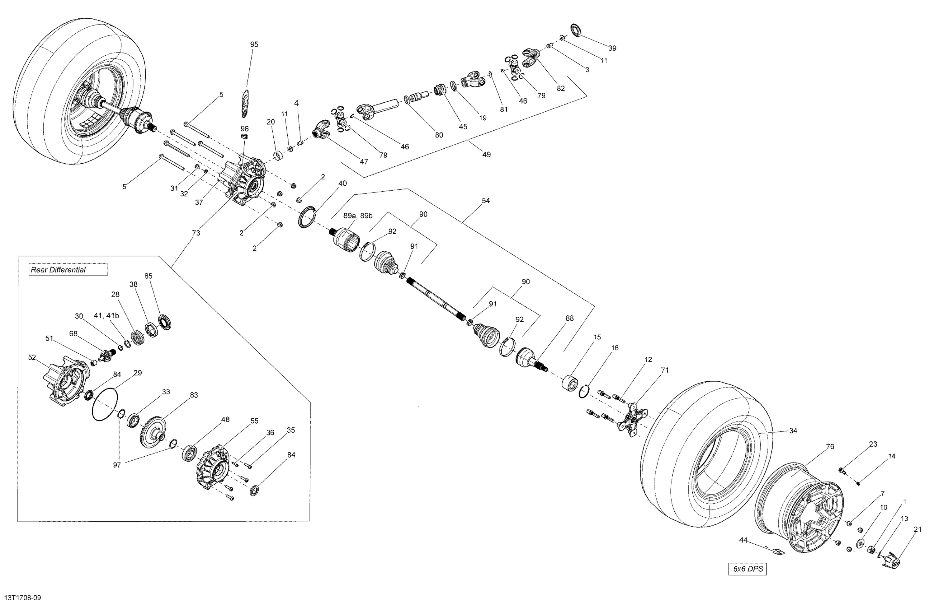 Drive System, Rear _13T1529