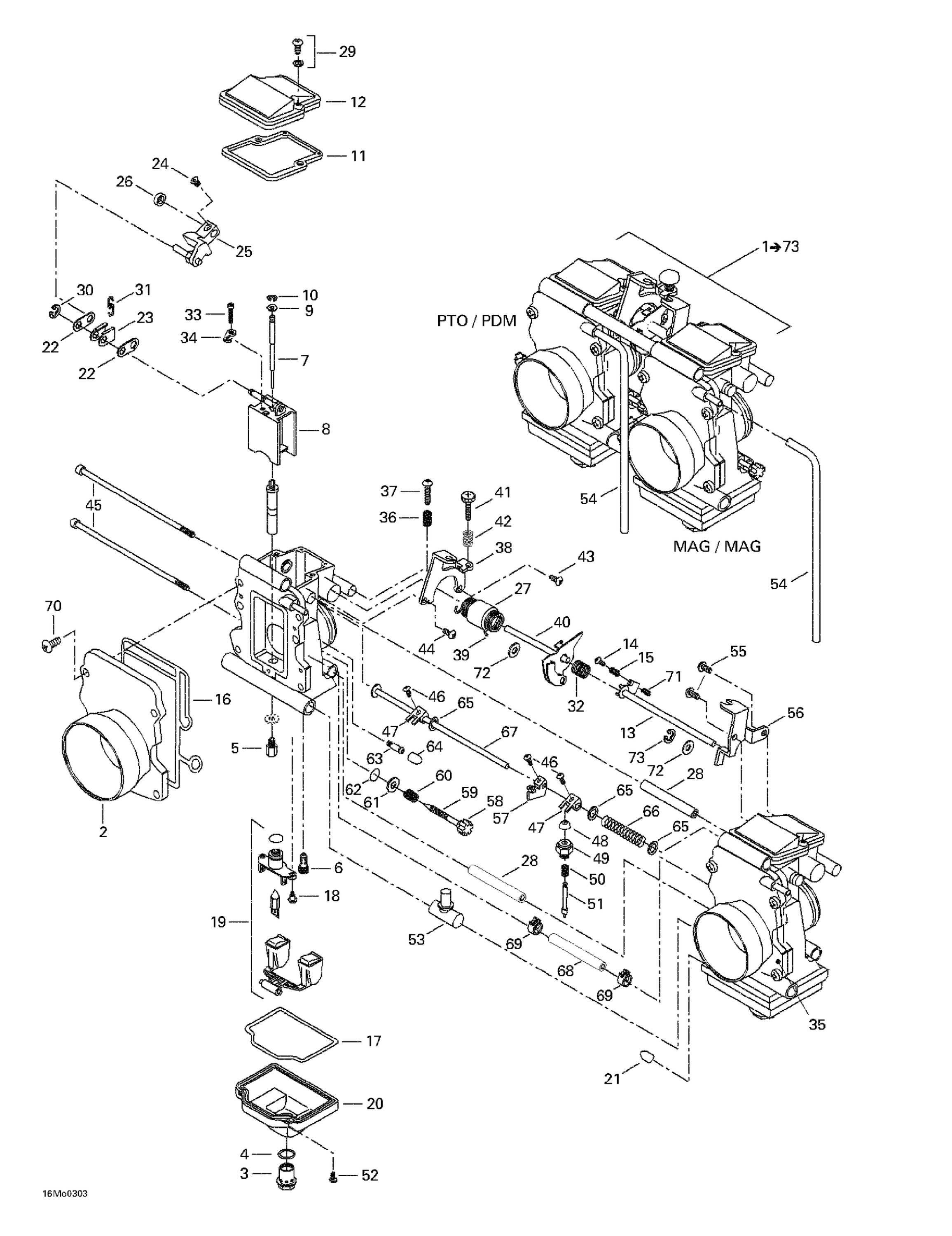 Схема узла: Carburetors