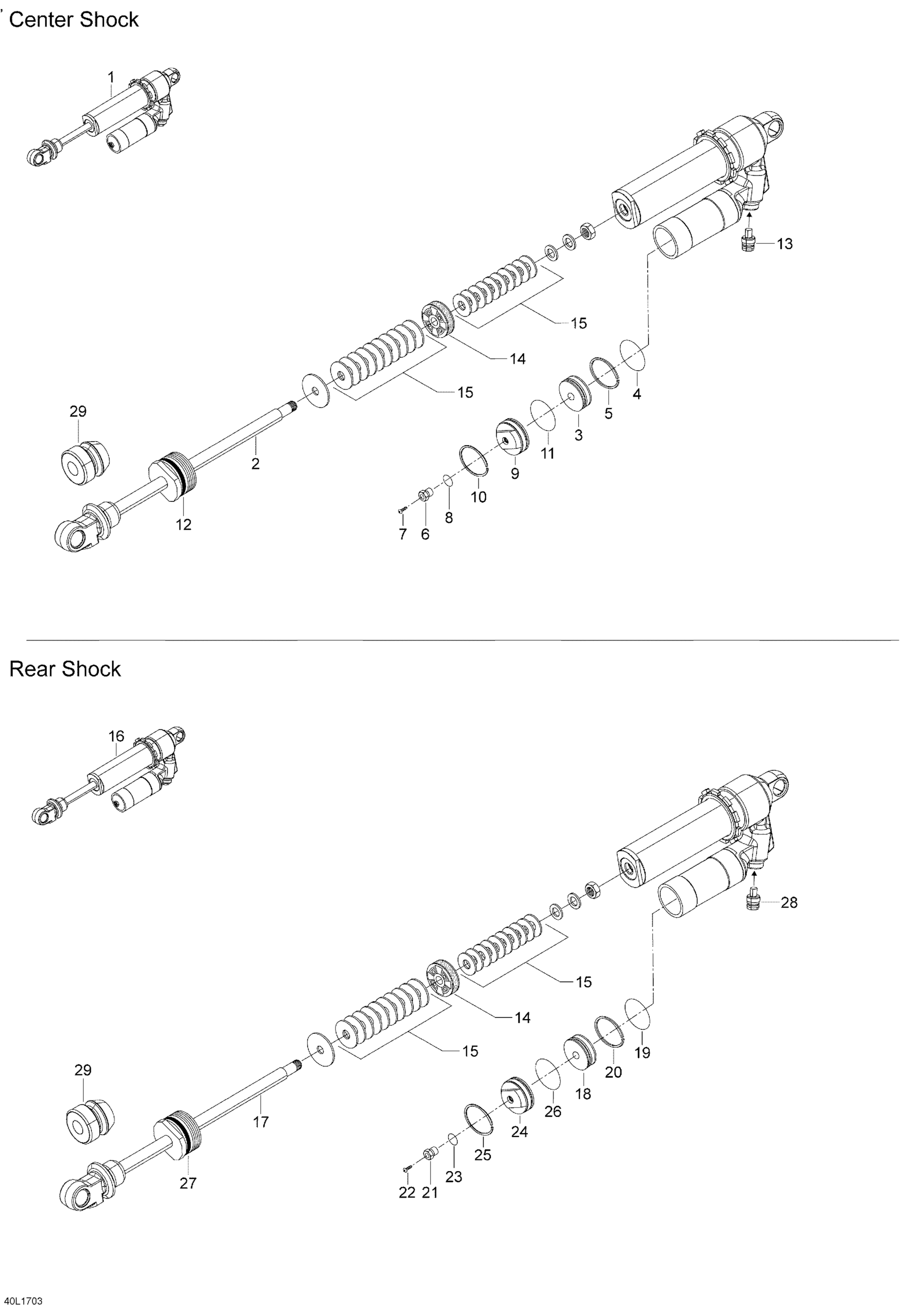 Take Apart Shock, Rear