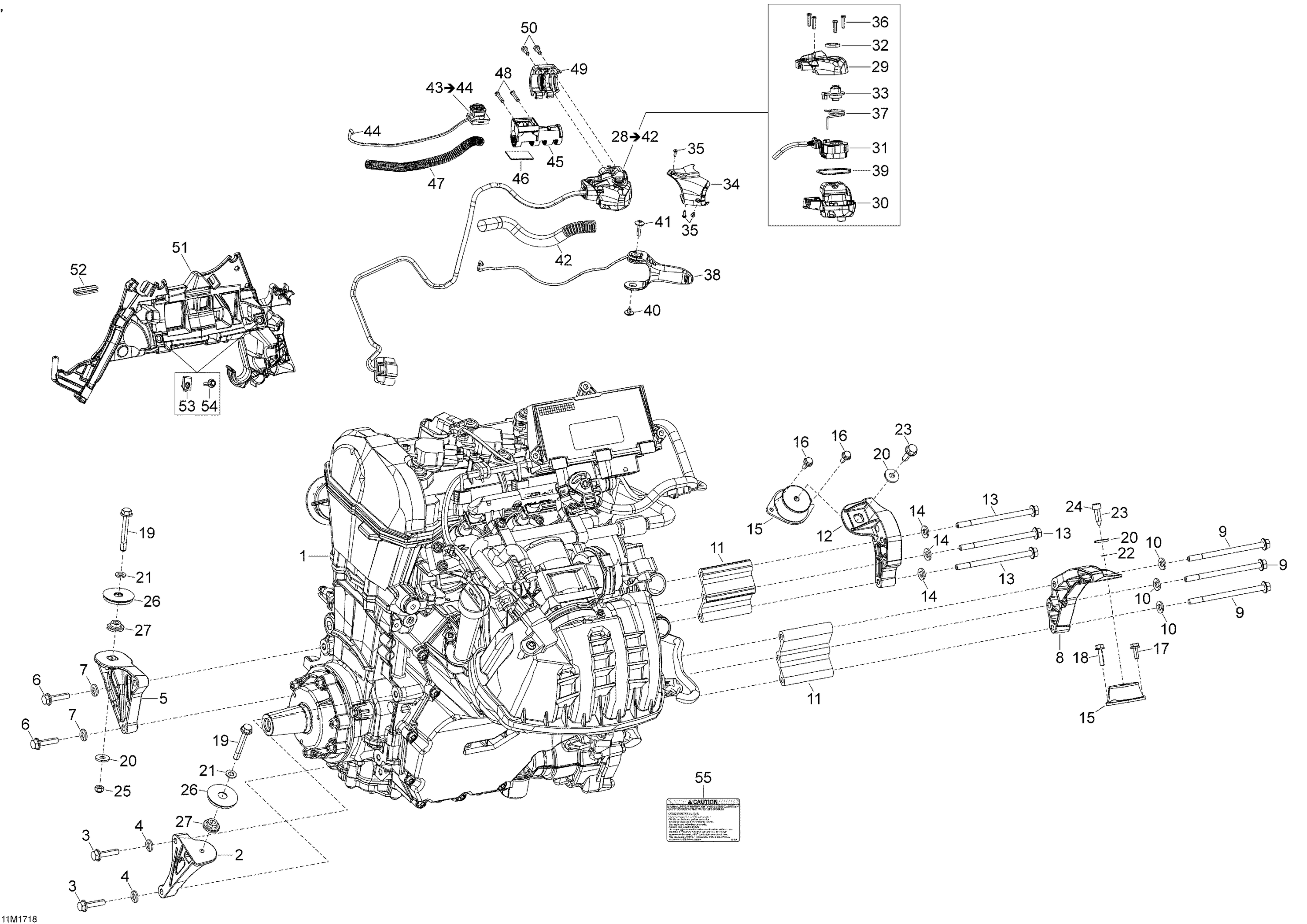 Engine And Engine Support