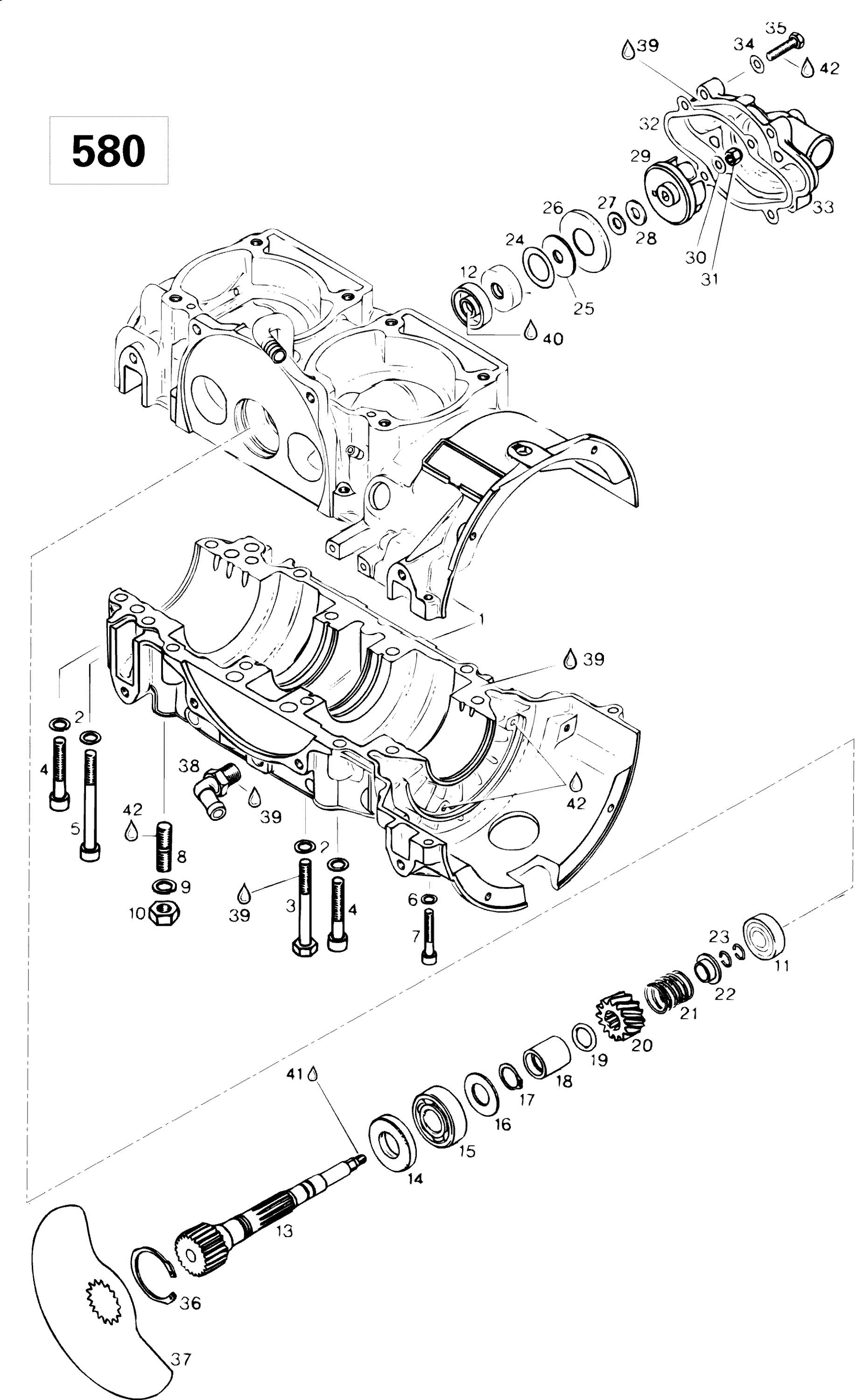 Crankcase (580)