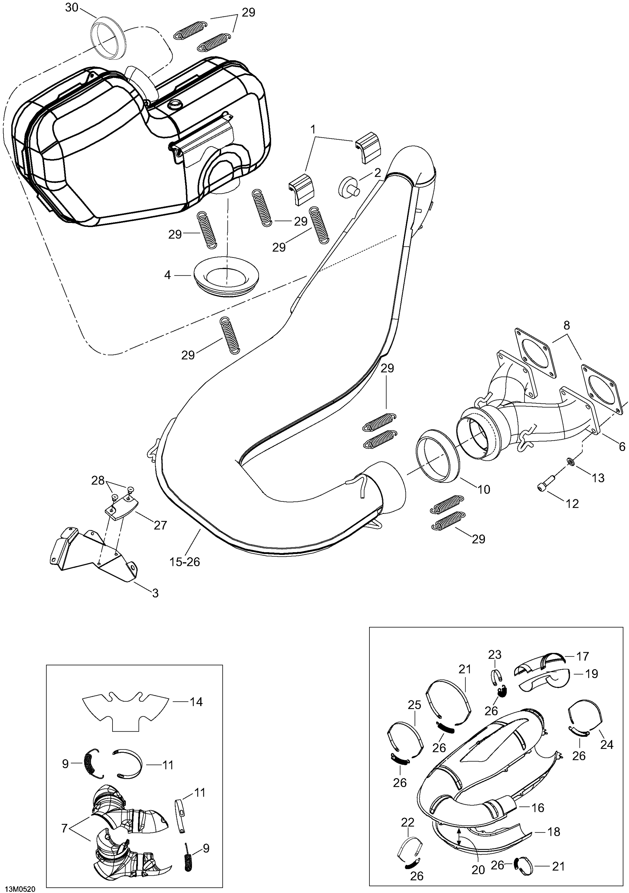 Схема узла: Exhaust System