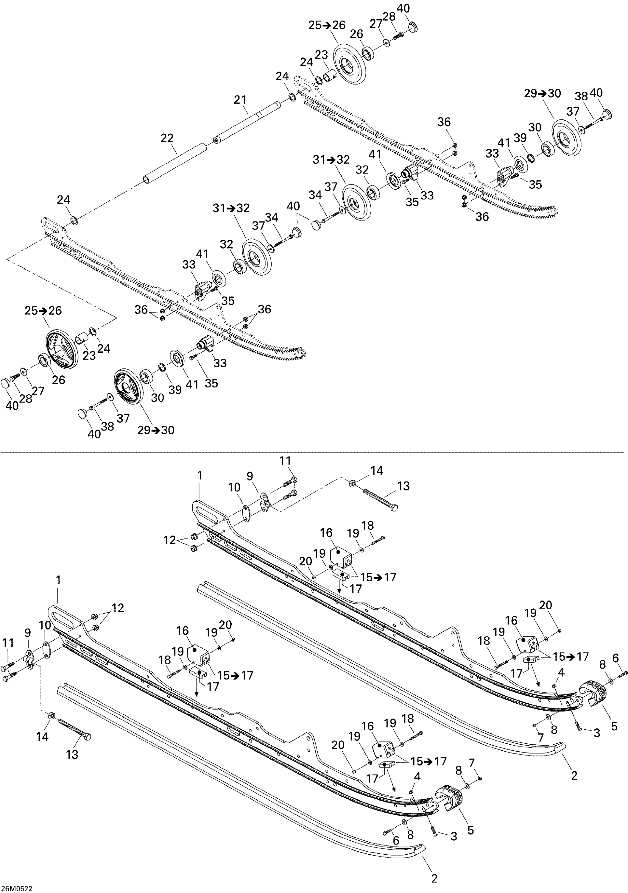 Схема узла: Rear Suspension