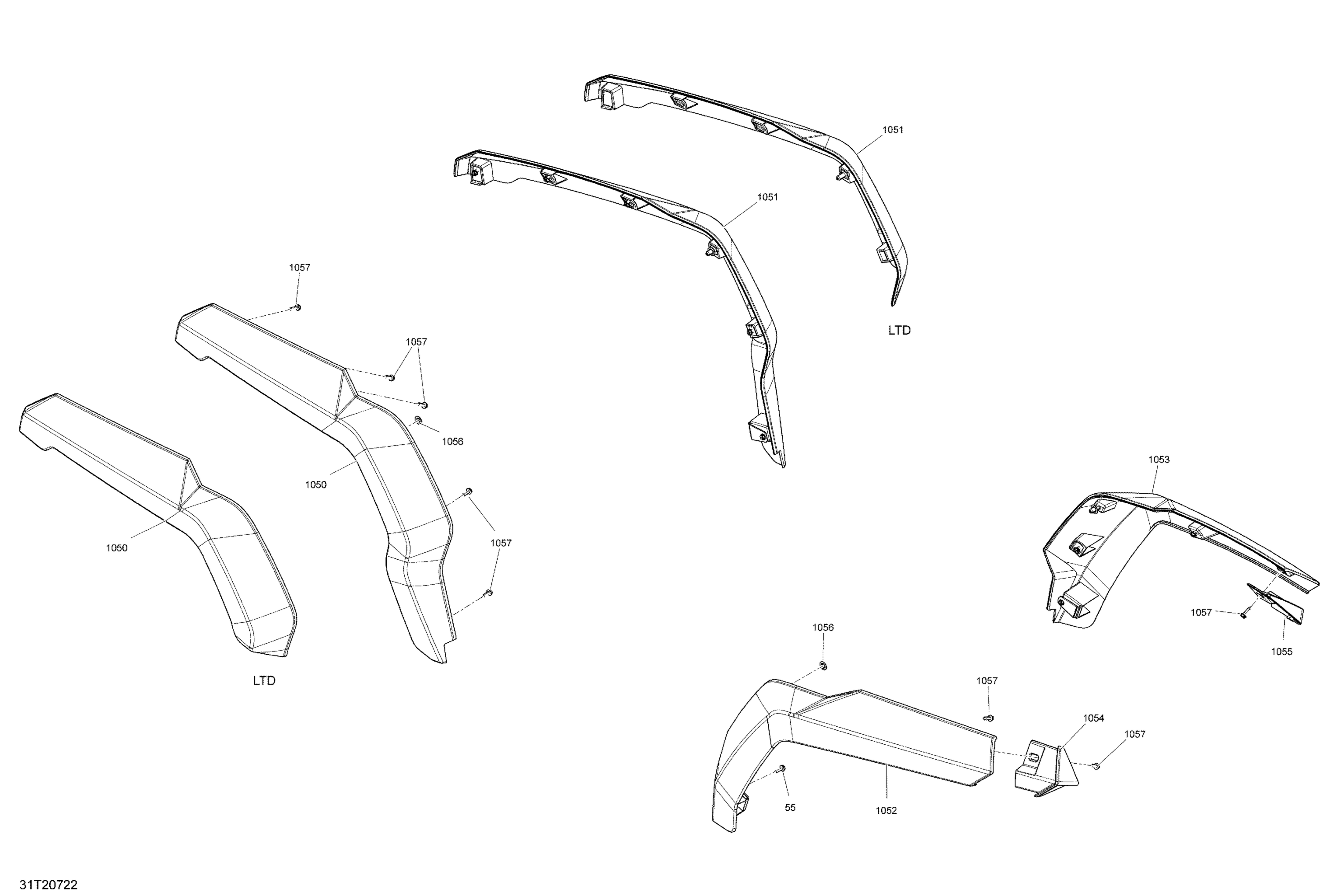 Body - Mudguard Front And Rear