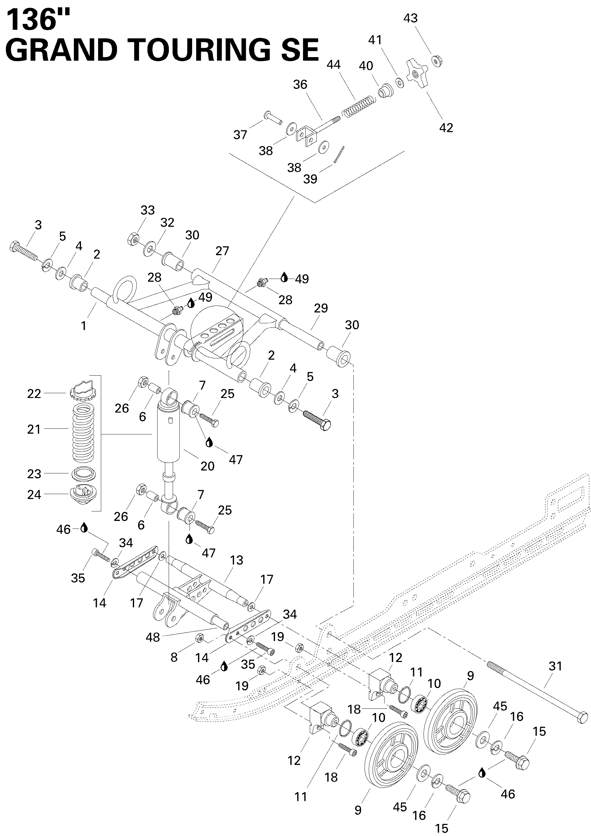 Схема узла: Front Arm 670SE