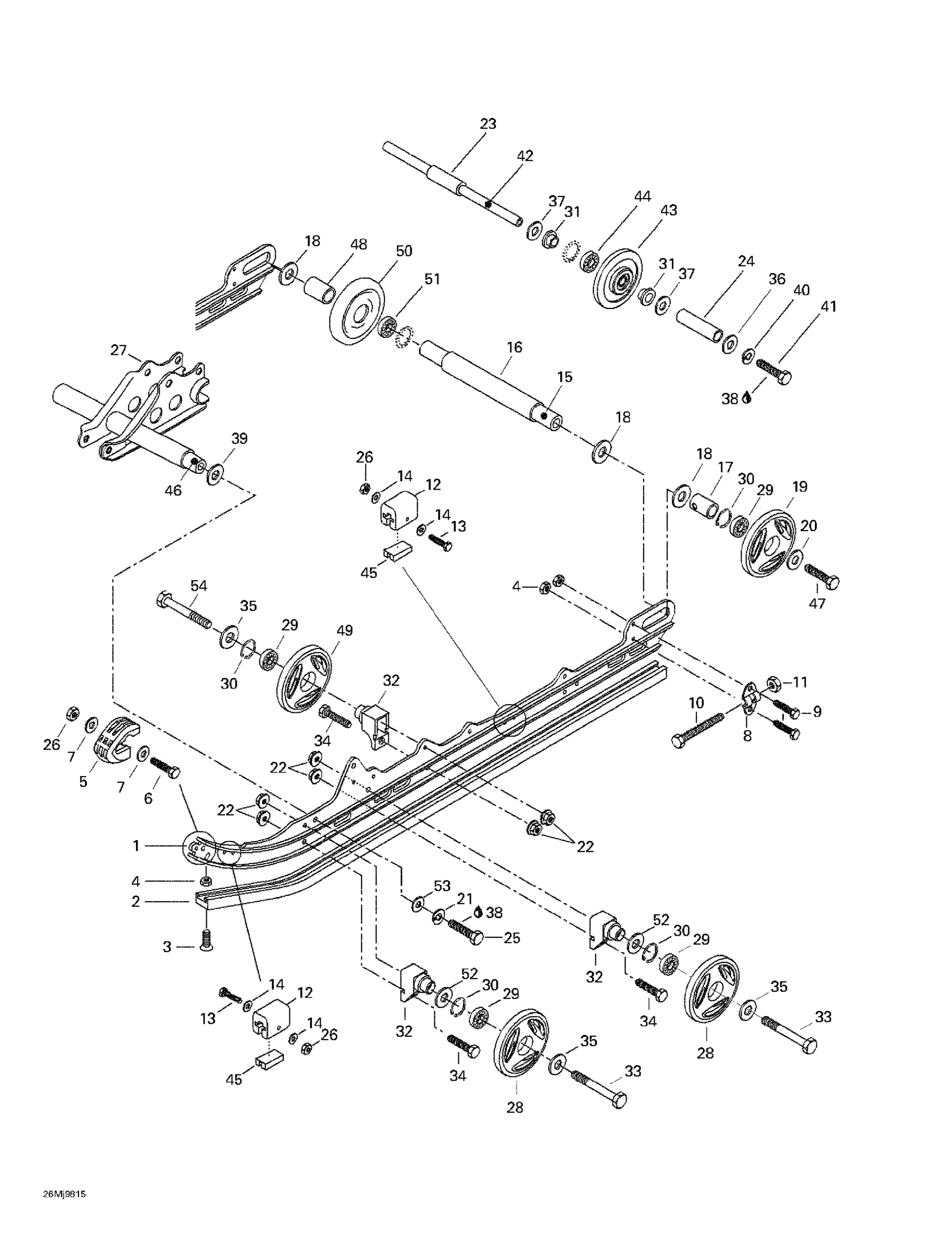 Схема узла: Rear Suspension