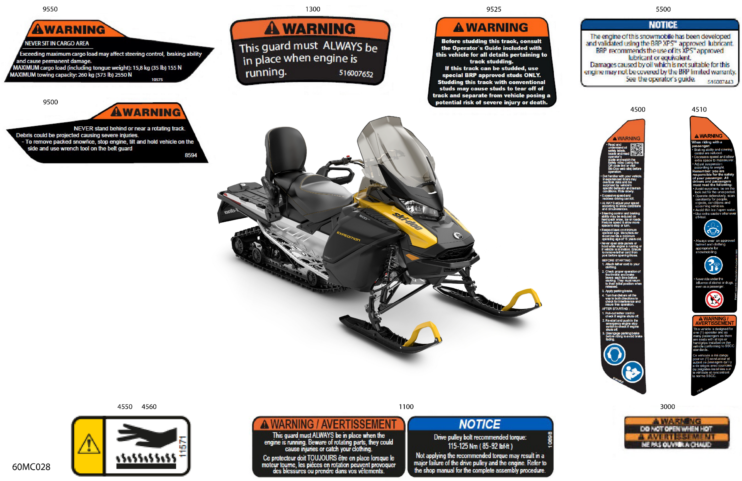 Body - Warning Decals