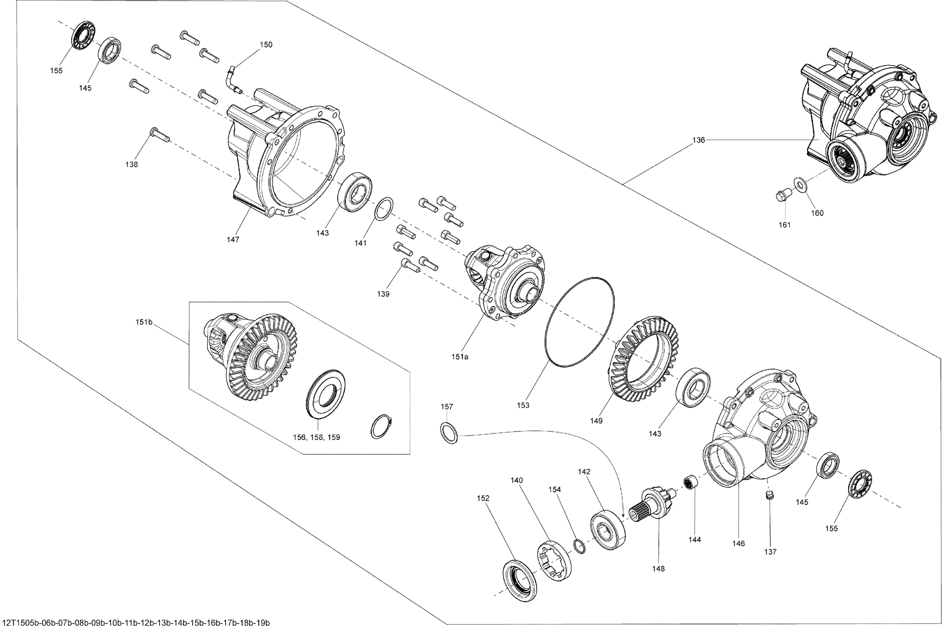 Drive System, Front _Differential_12T1505b