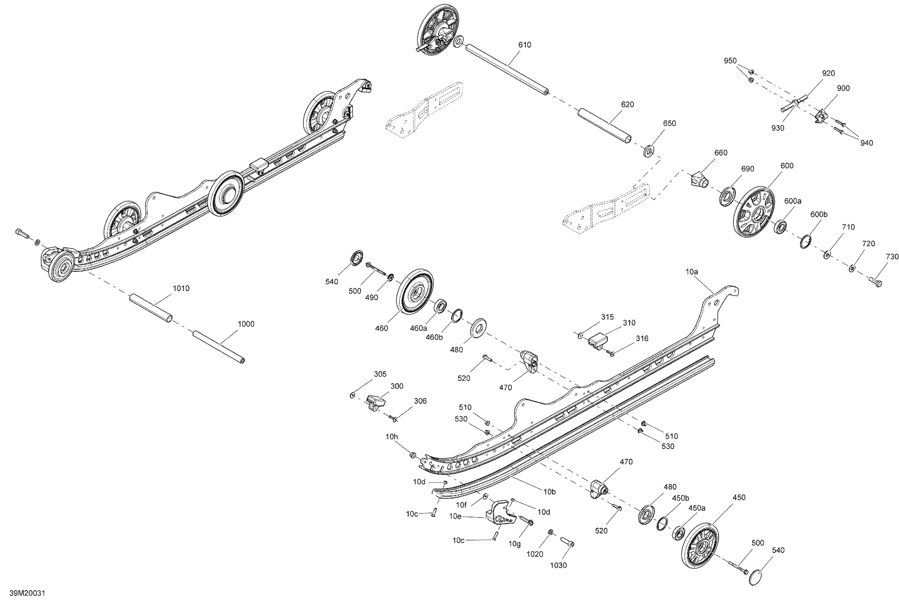 Схема узла: Suspension, Rear - Upper Section - SPORT