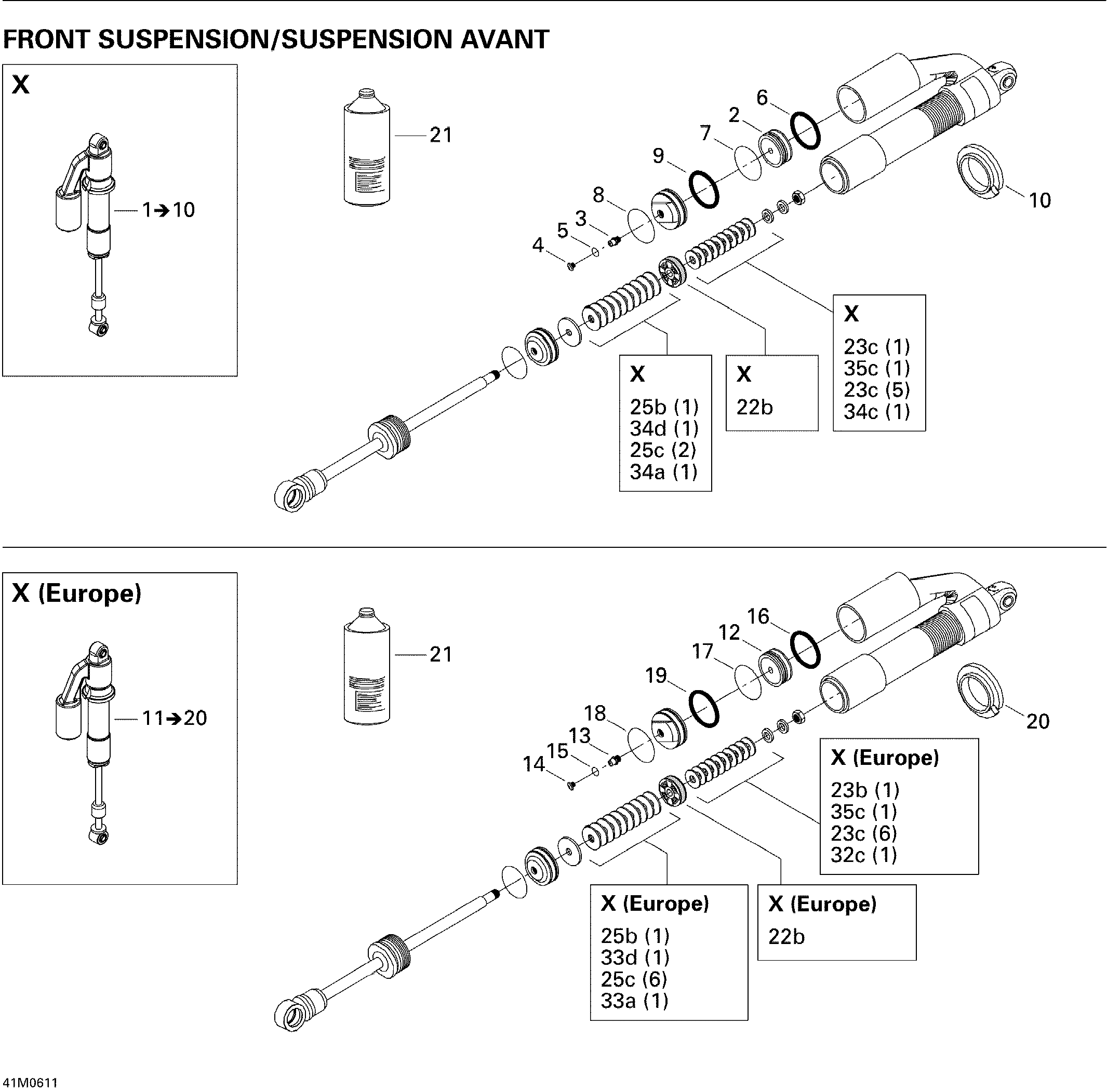 Take Apart Shock, Front