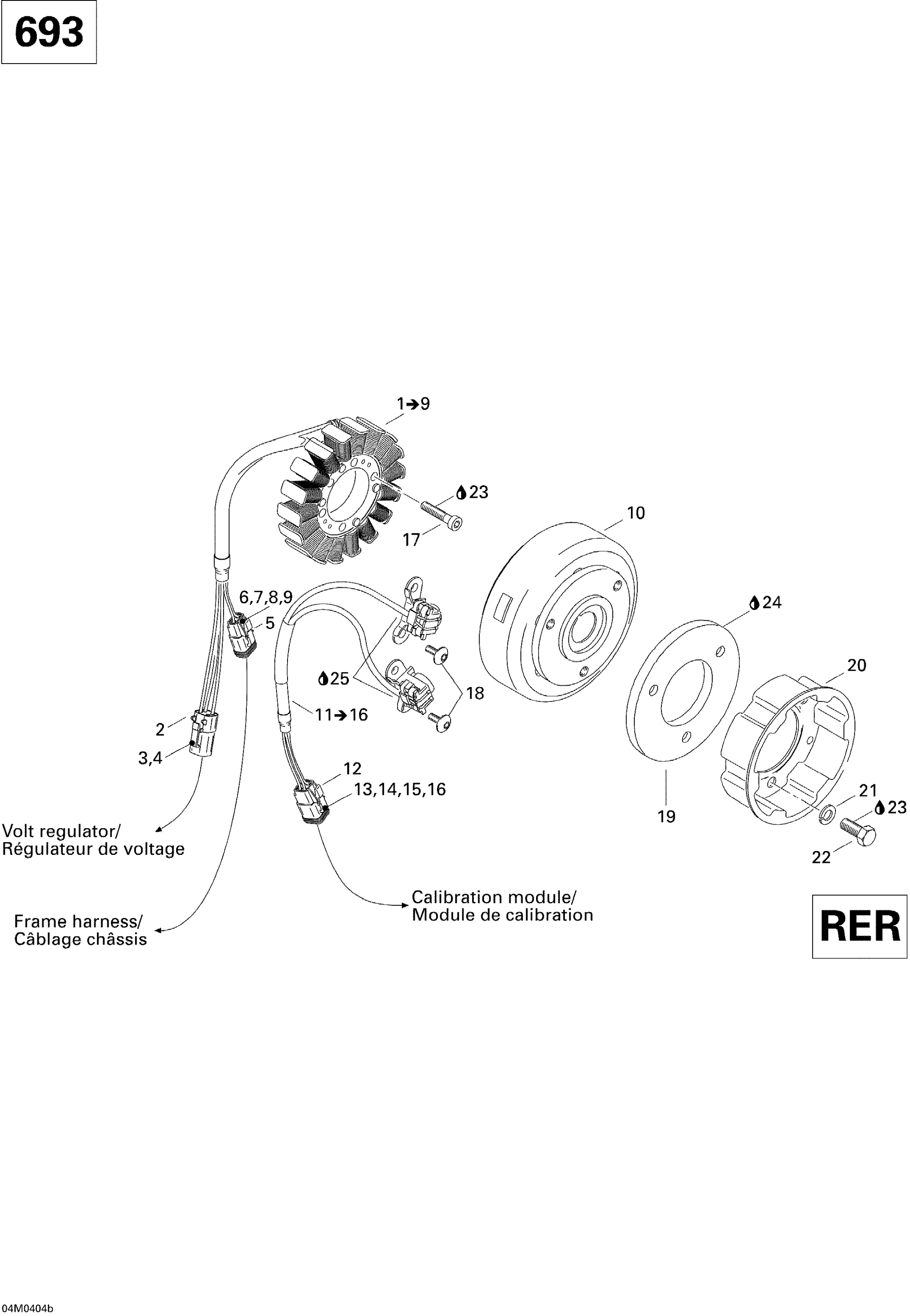 Magneto (12V, 360W) (693)