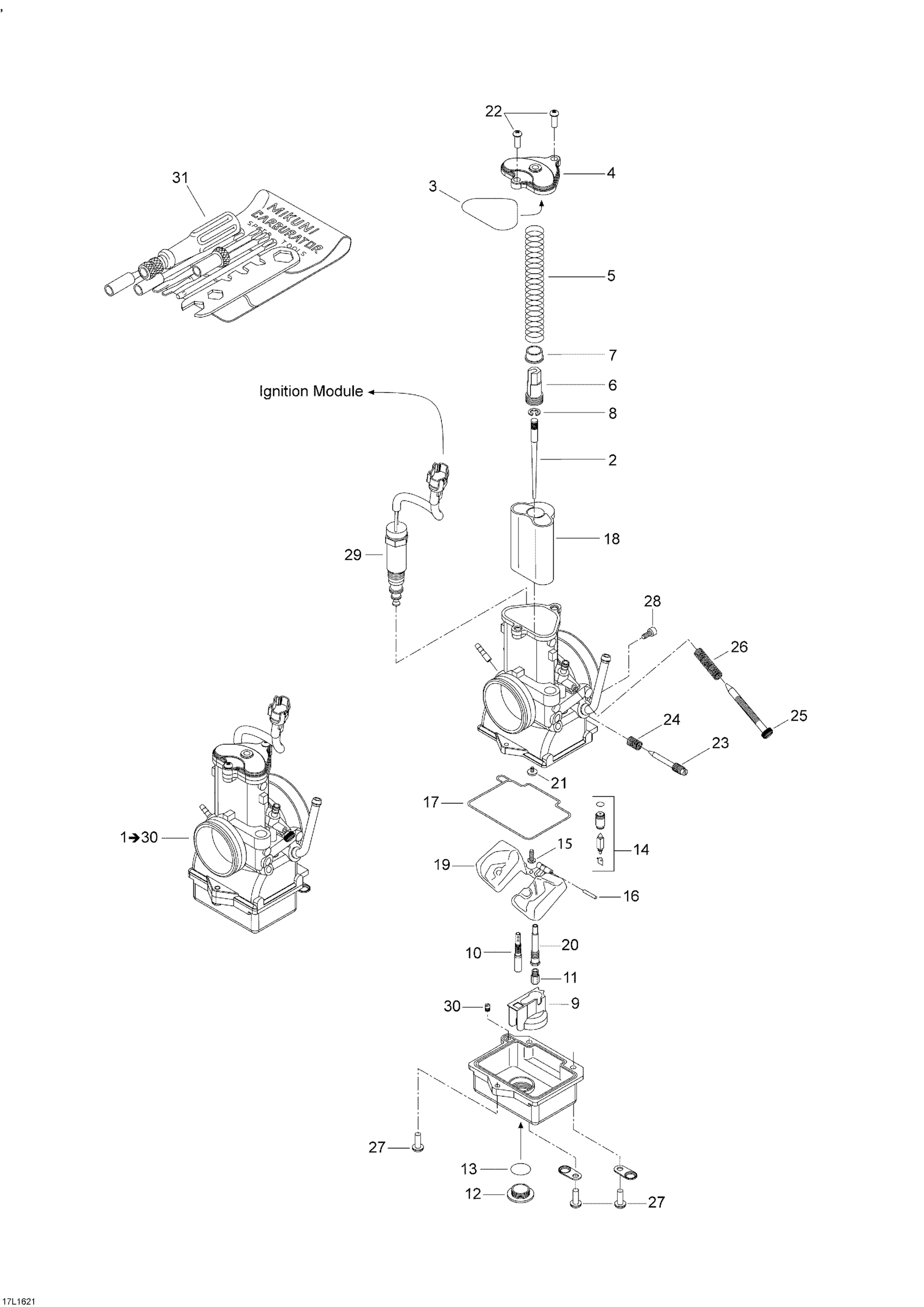 Схема узла: Carburetor