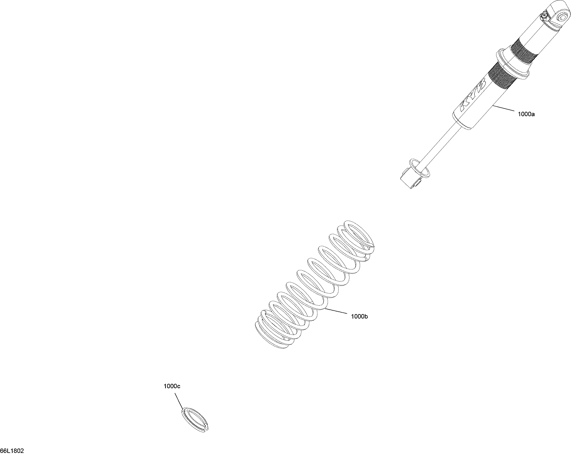 Shocks Front Boondocker - 850 E-TEC - Package DS
