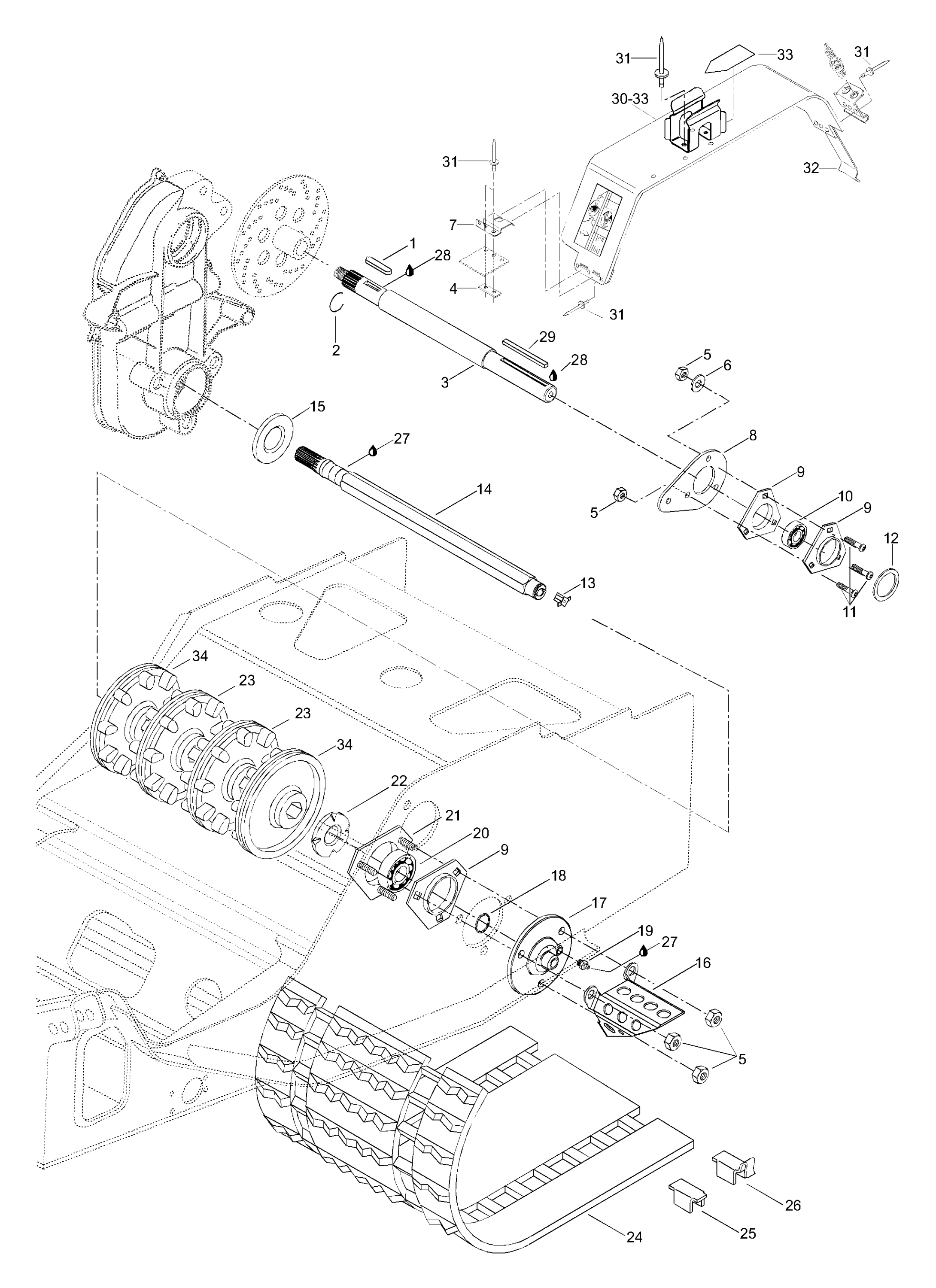 Схема узла: Drive Axle