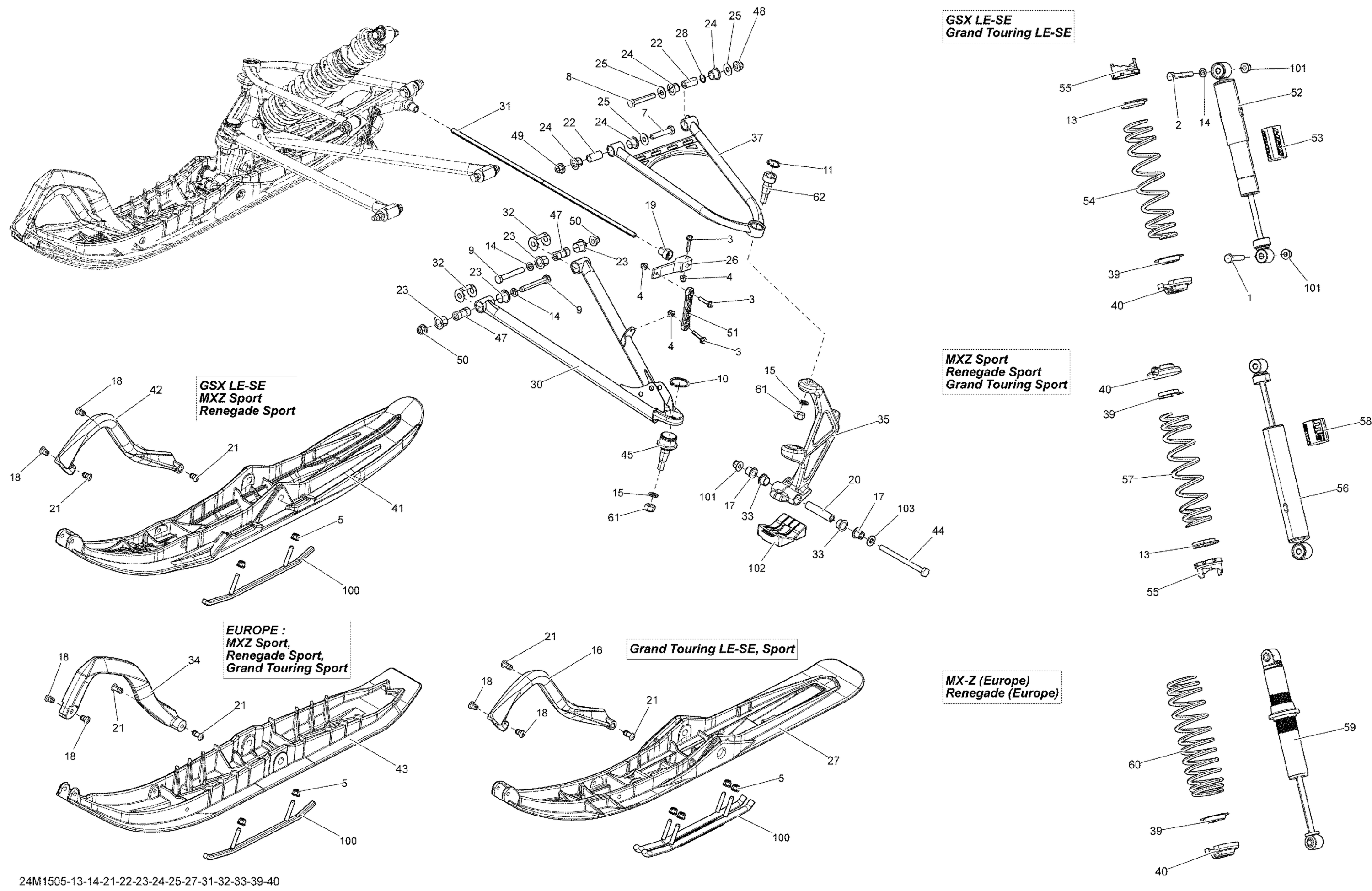 Front Suspension And Ski _24M1531