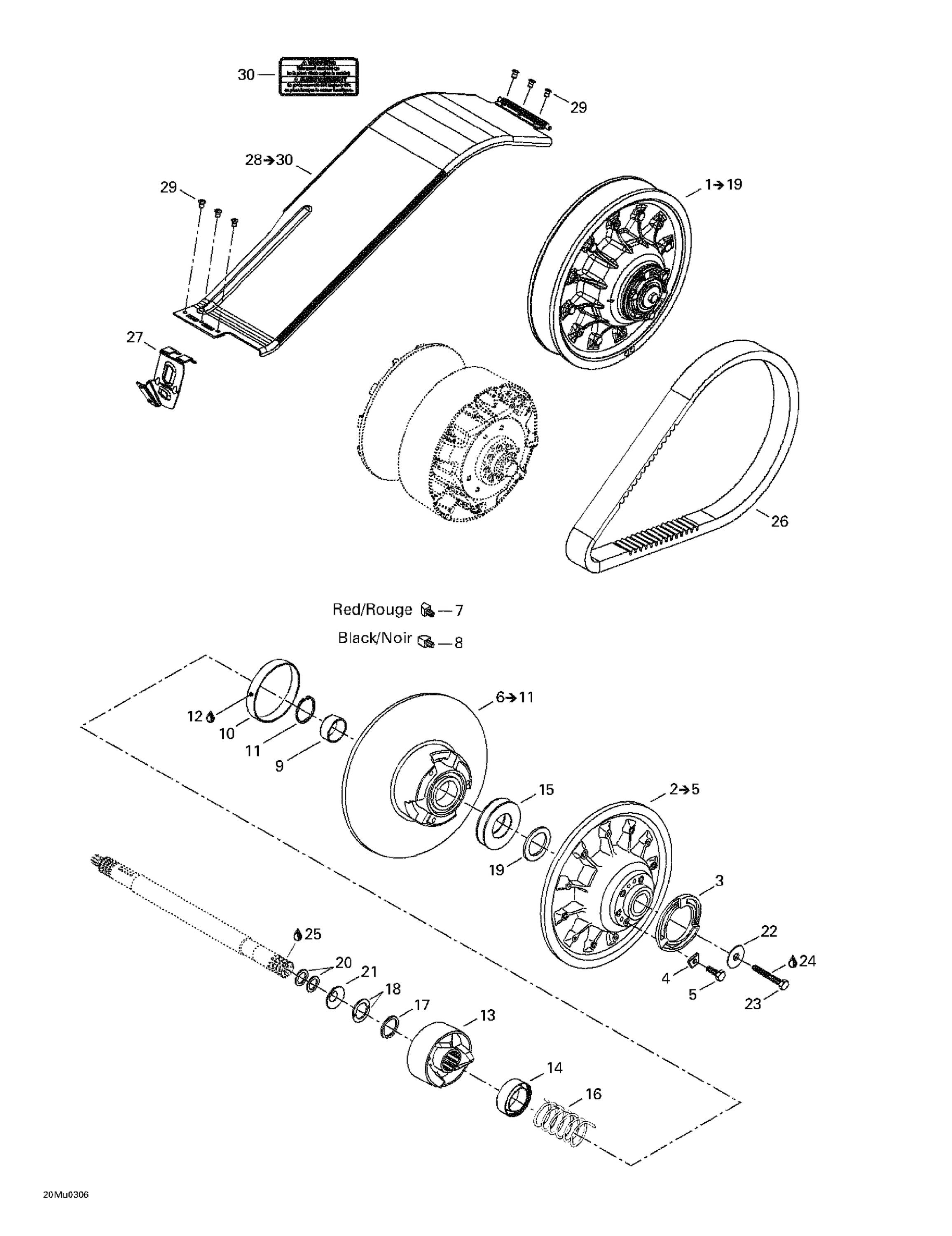 Driven Pulley And Belt Guard