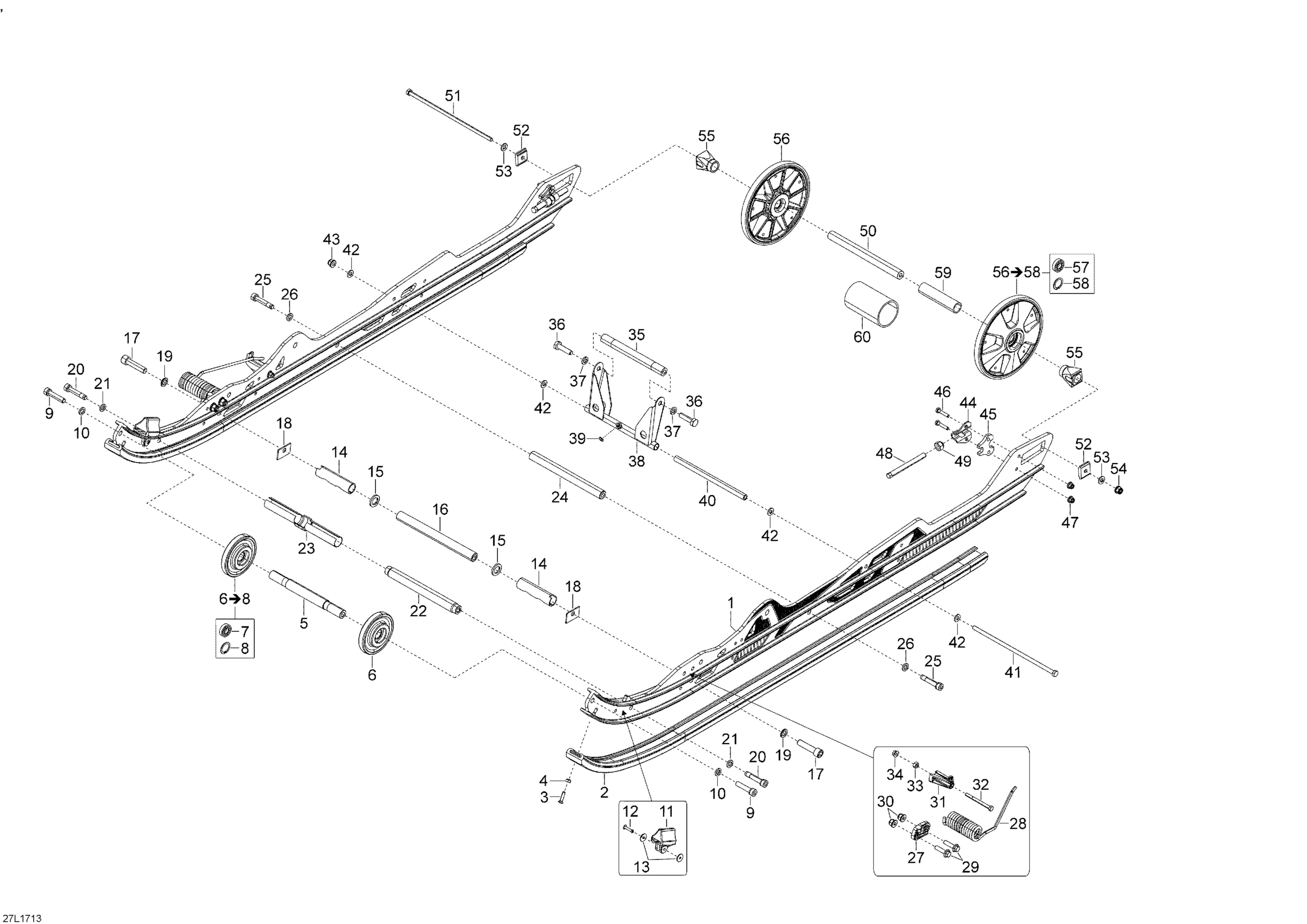 Схема узла: Rear Suspension A
