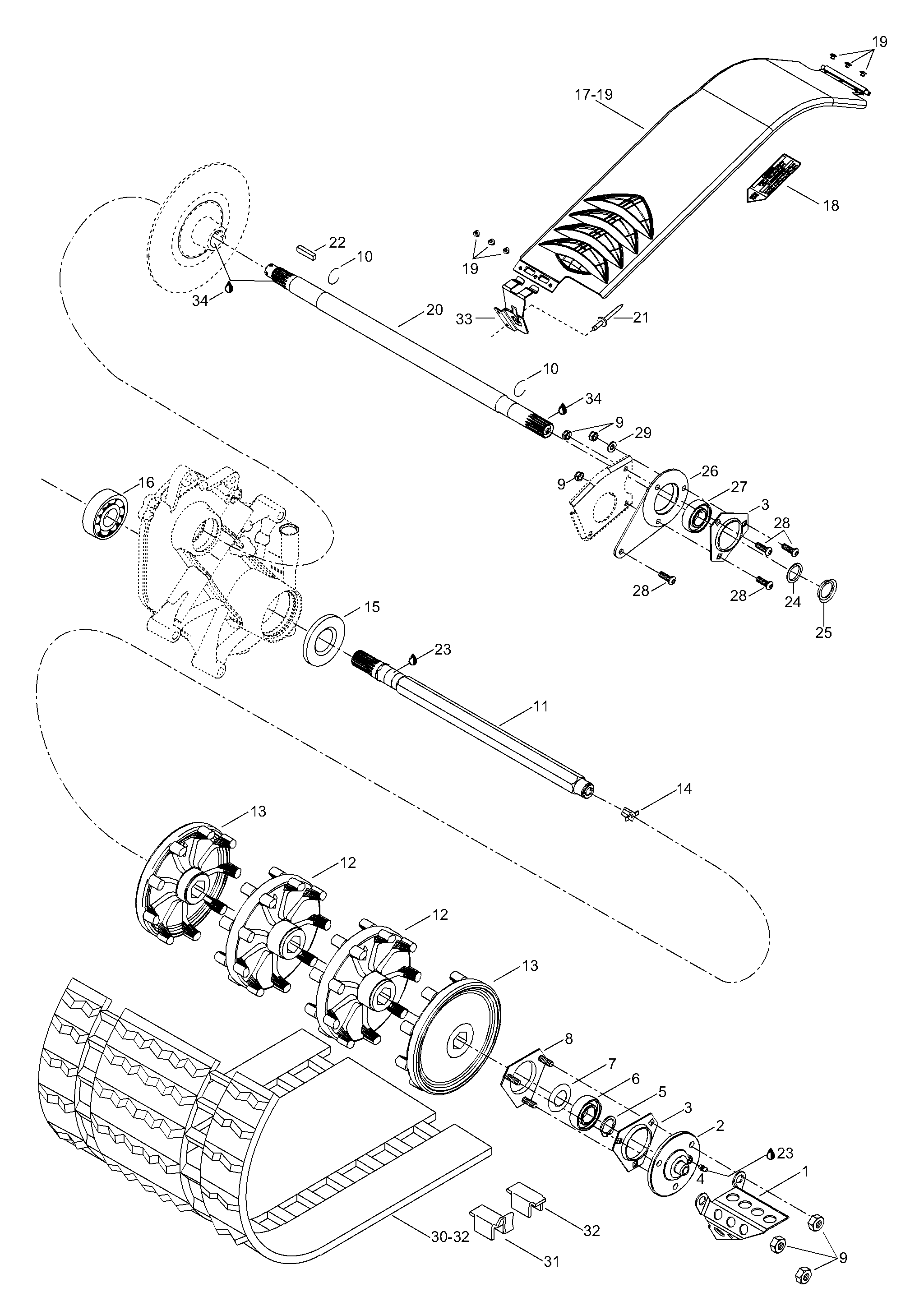 Схема узла: Drive Axle