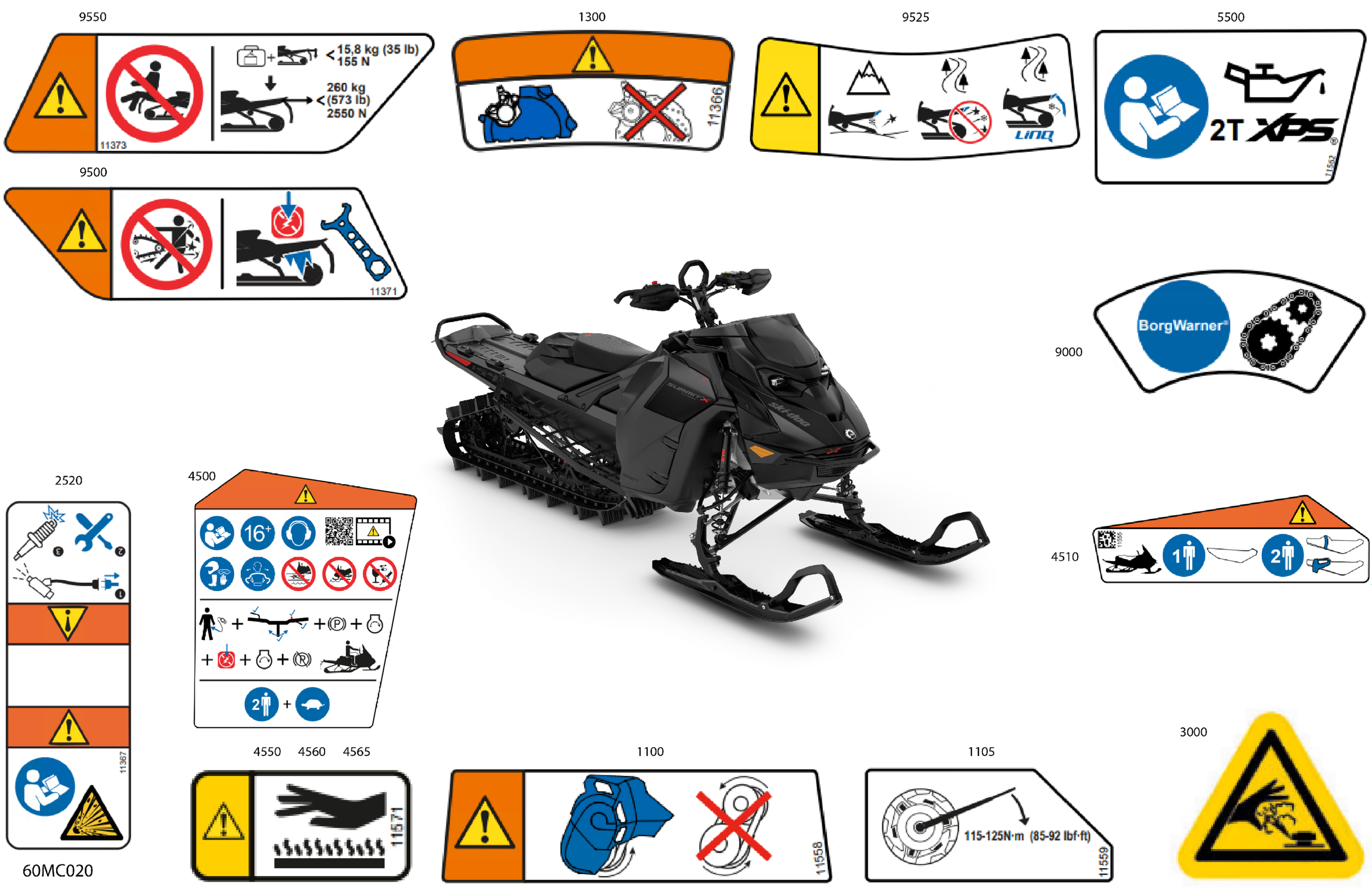 Body - Warning Decals
