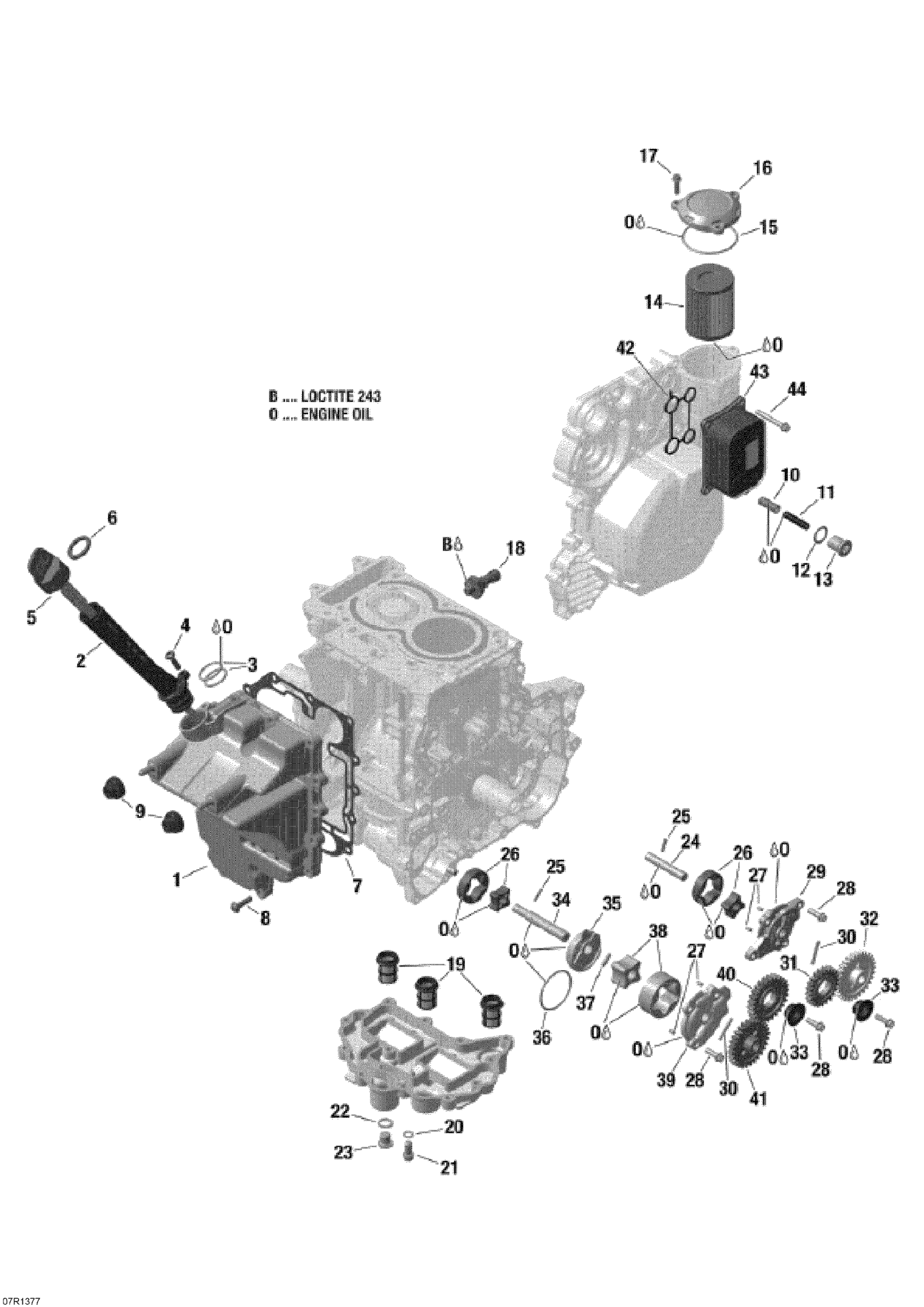 Схема узла: Engine Lubrication