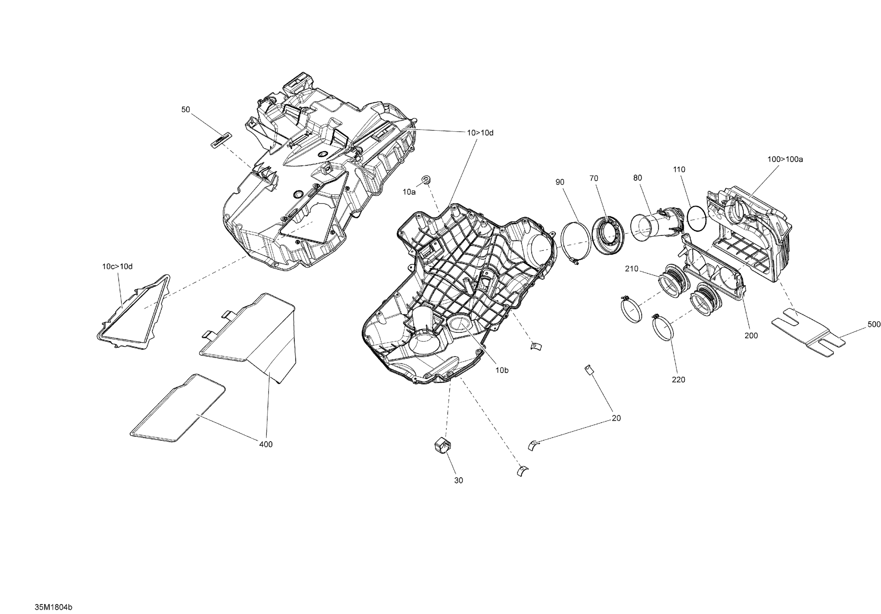 Air Intake Tundra - 600HO E-TEC