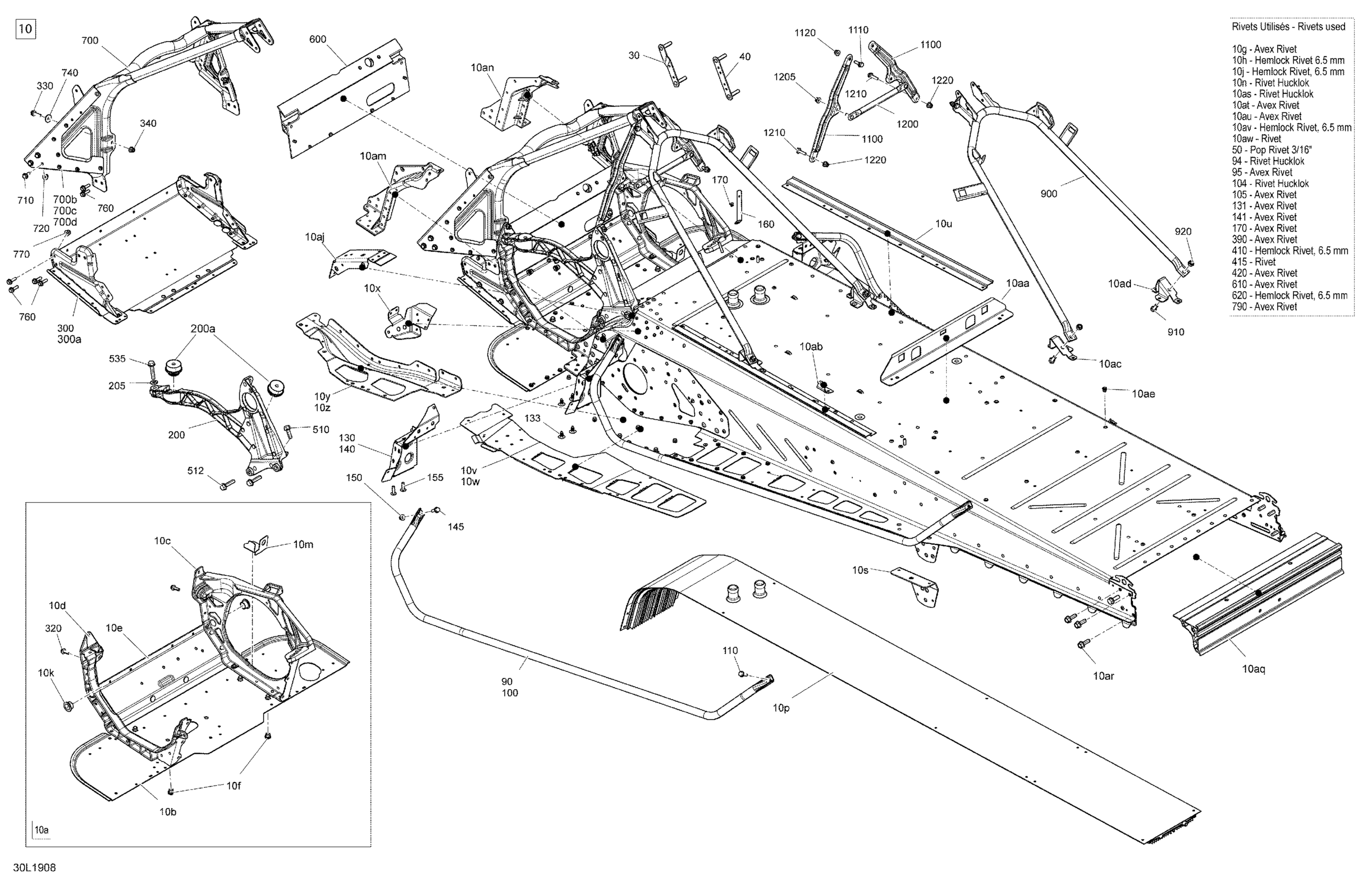 Схема узла: Frame 59 YETI - 600 ACE