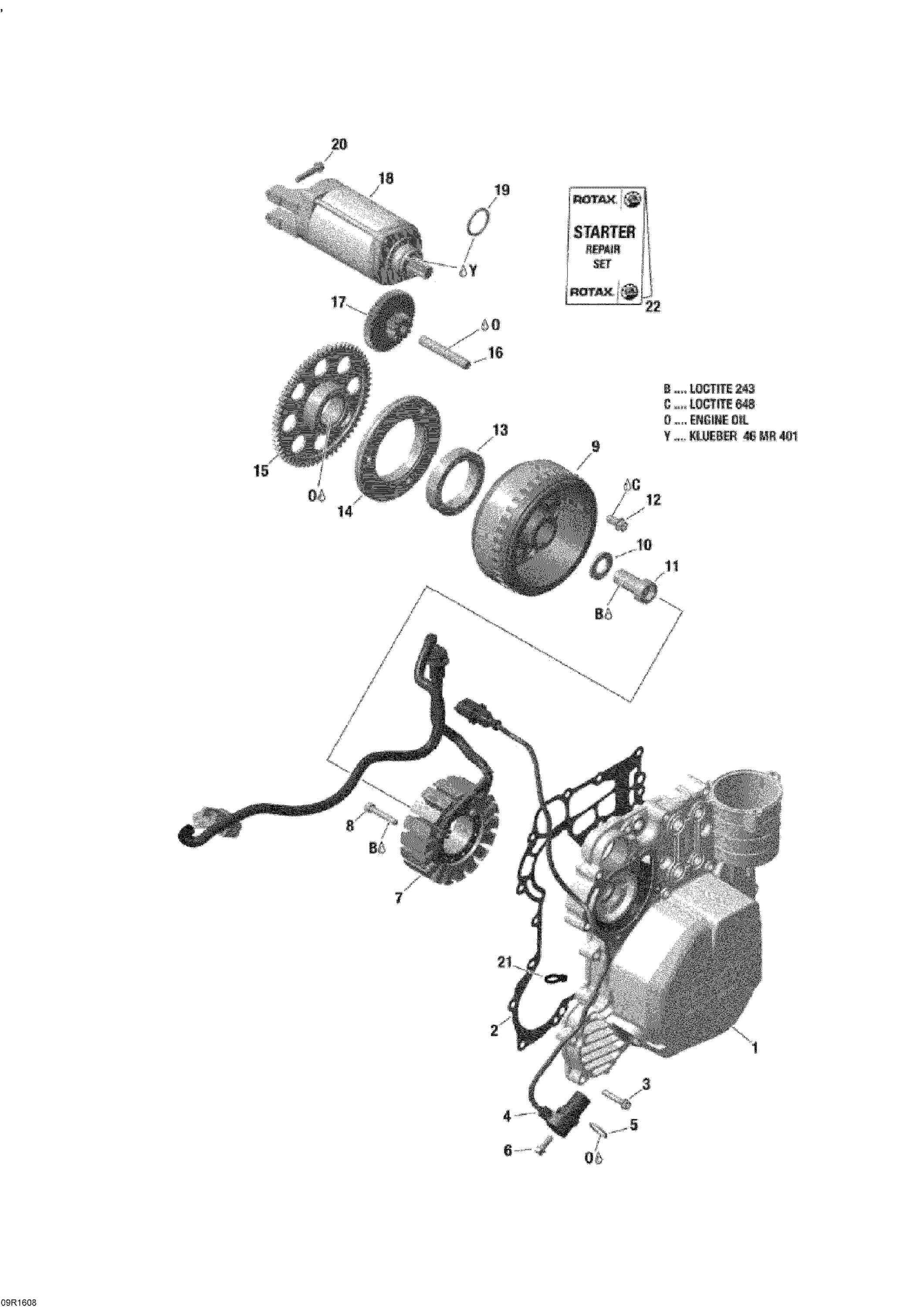 Magneto And Electric Starter