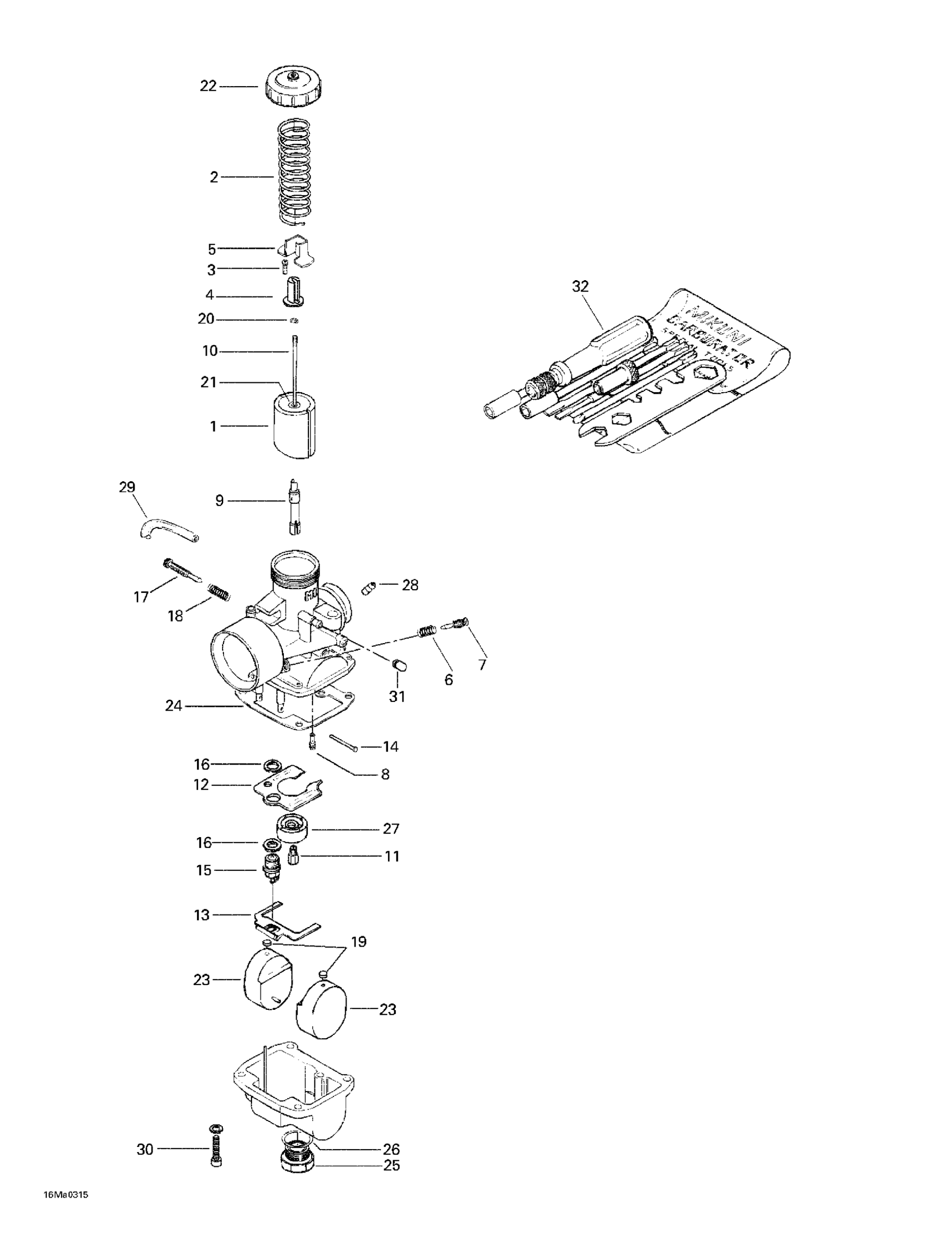 Схема узла: Carburetor