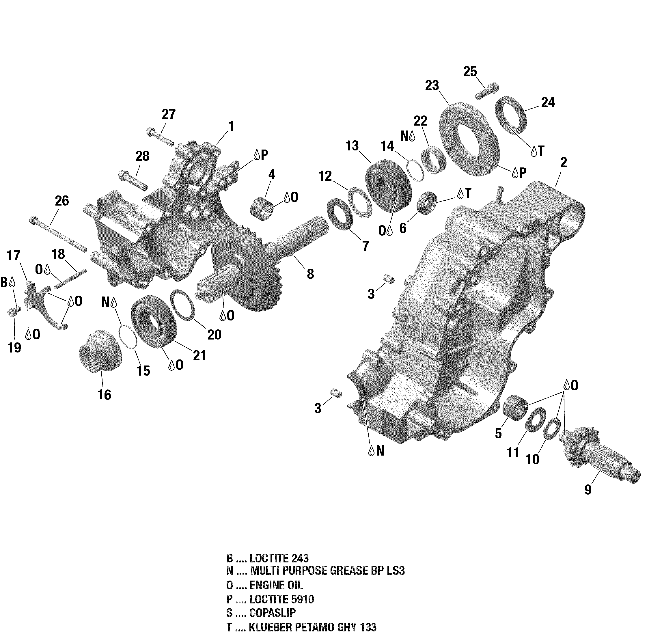 ROTAX - Gear Box Output Shaft - 686561