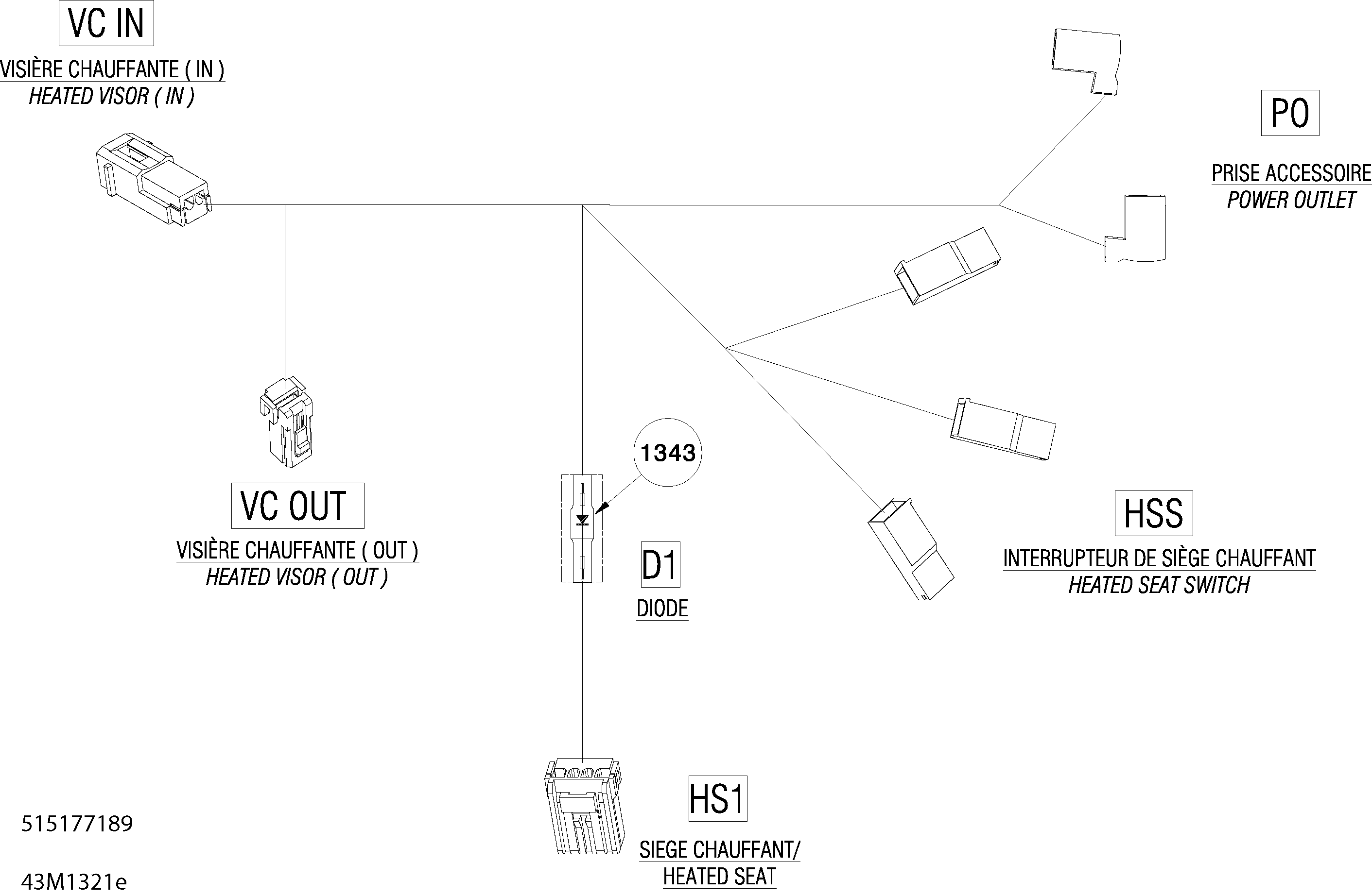 Electrical Harness Seat