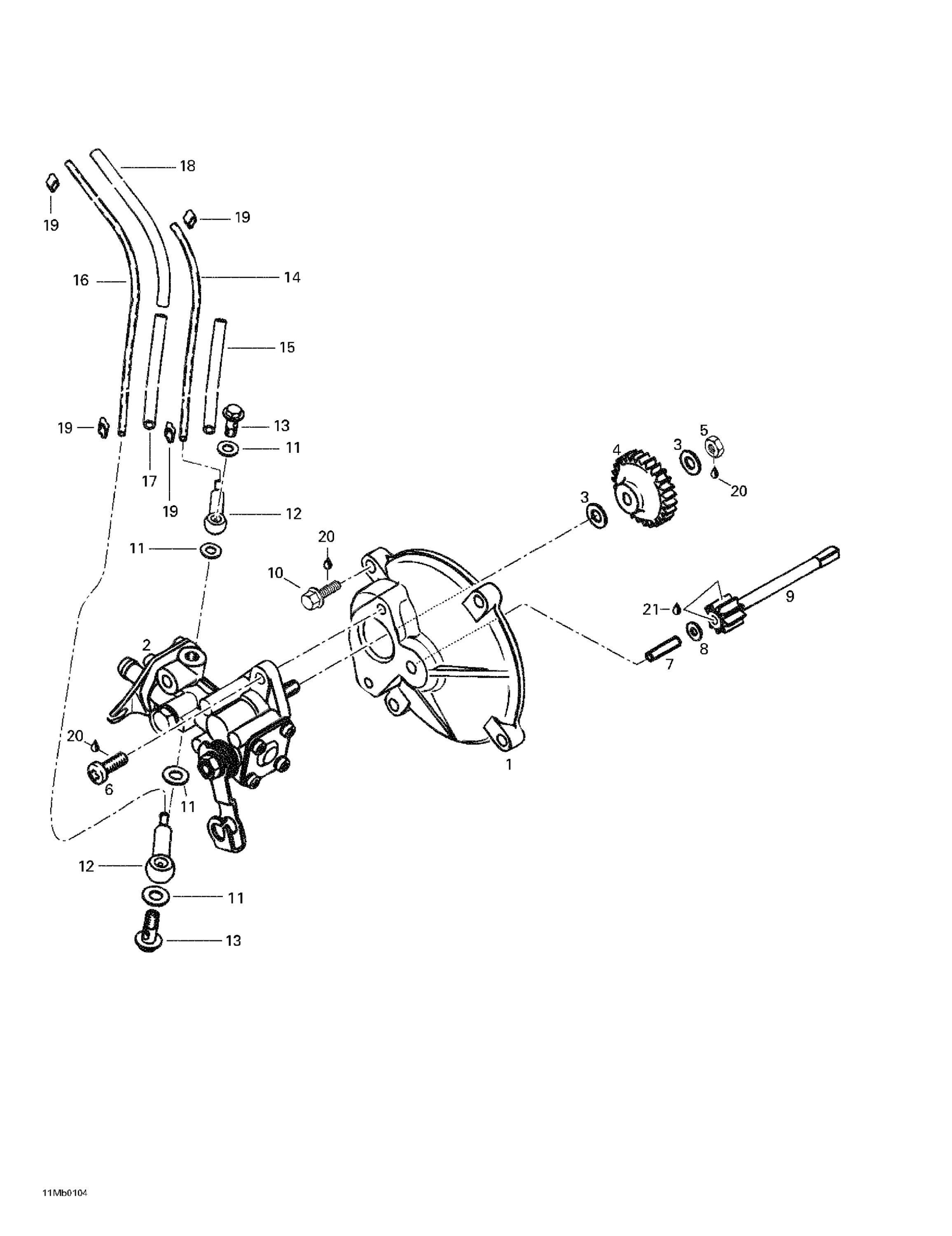 Схема узла: Oil Injection System