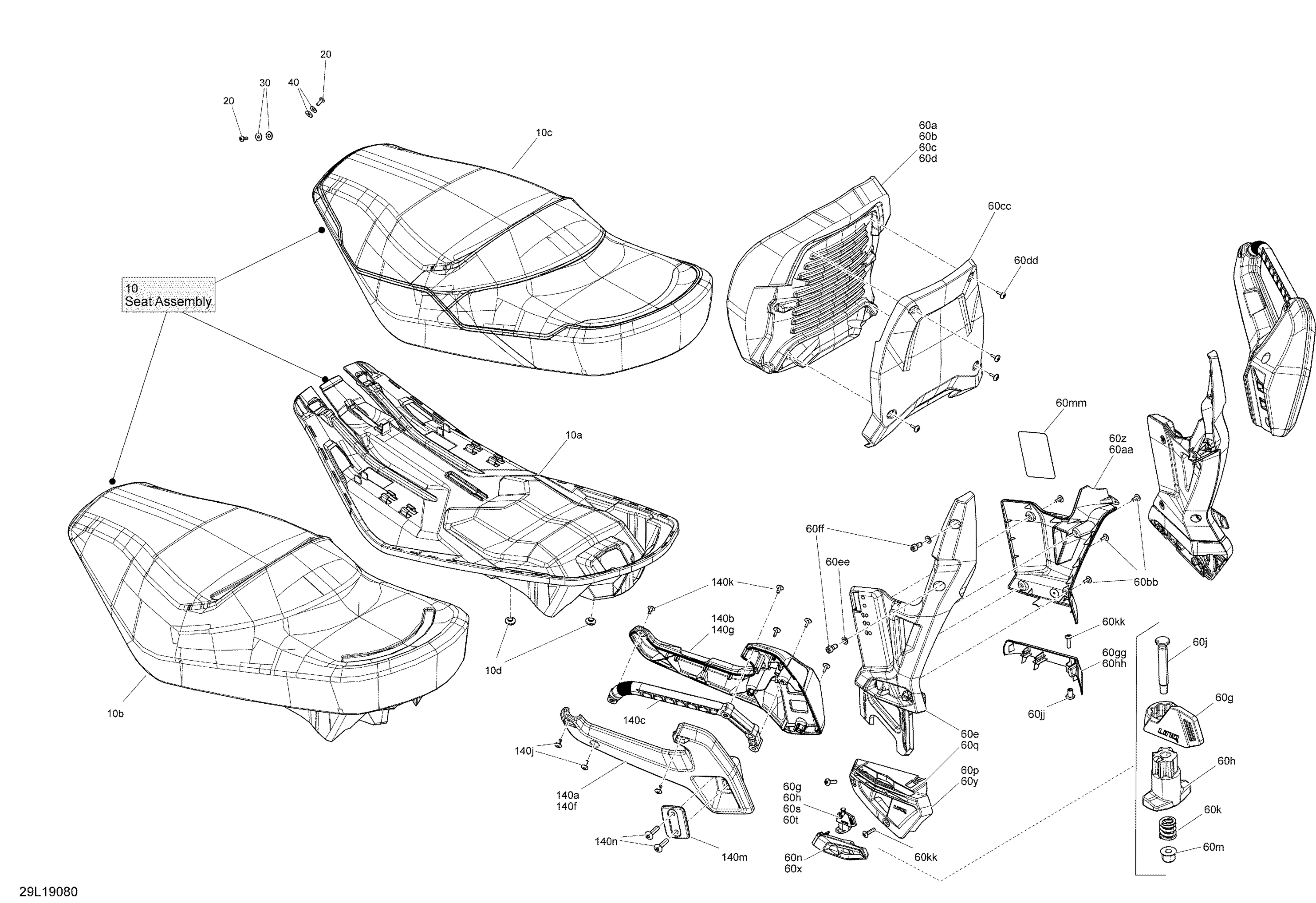 Seat -  Touring Kit