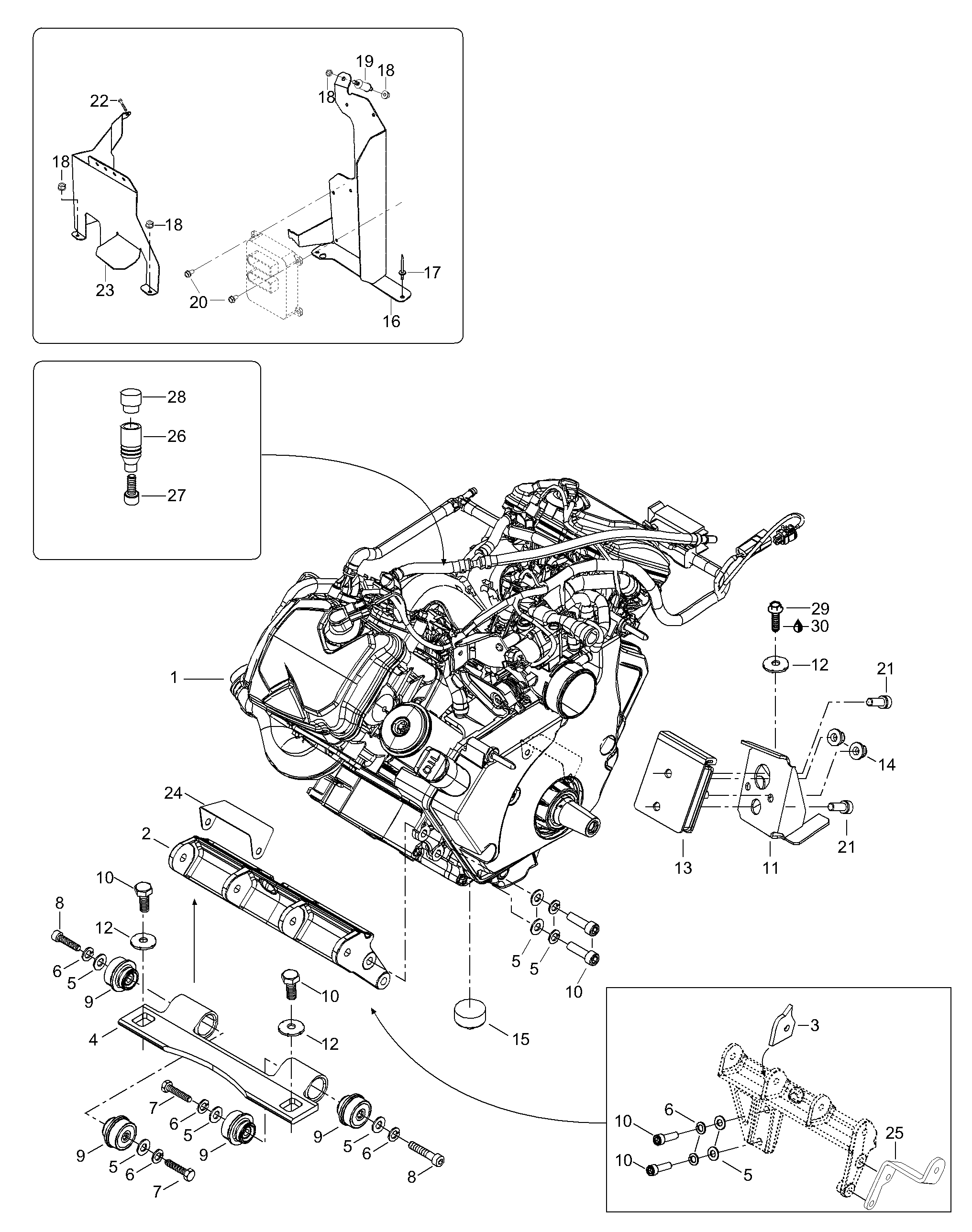 Engine Mount Plate