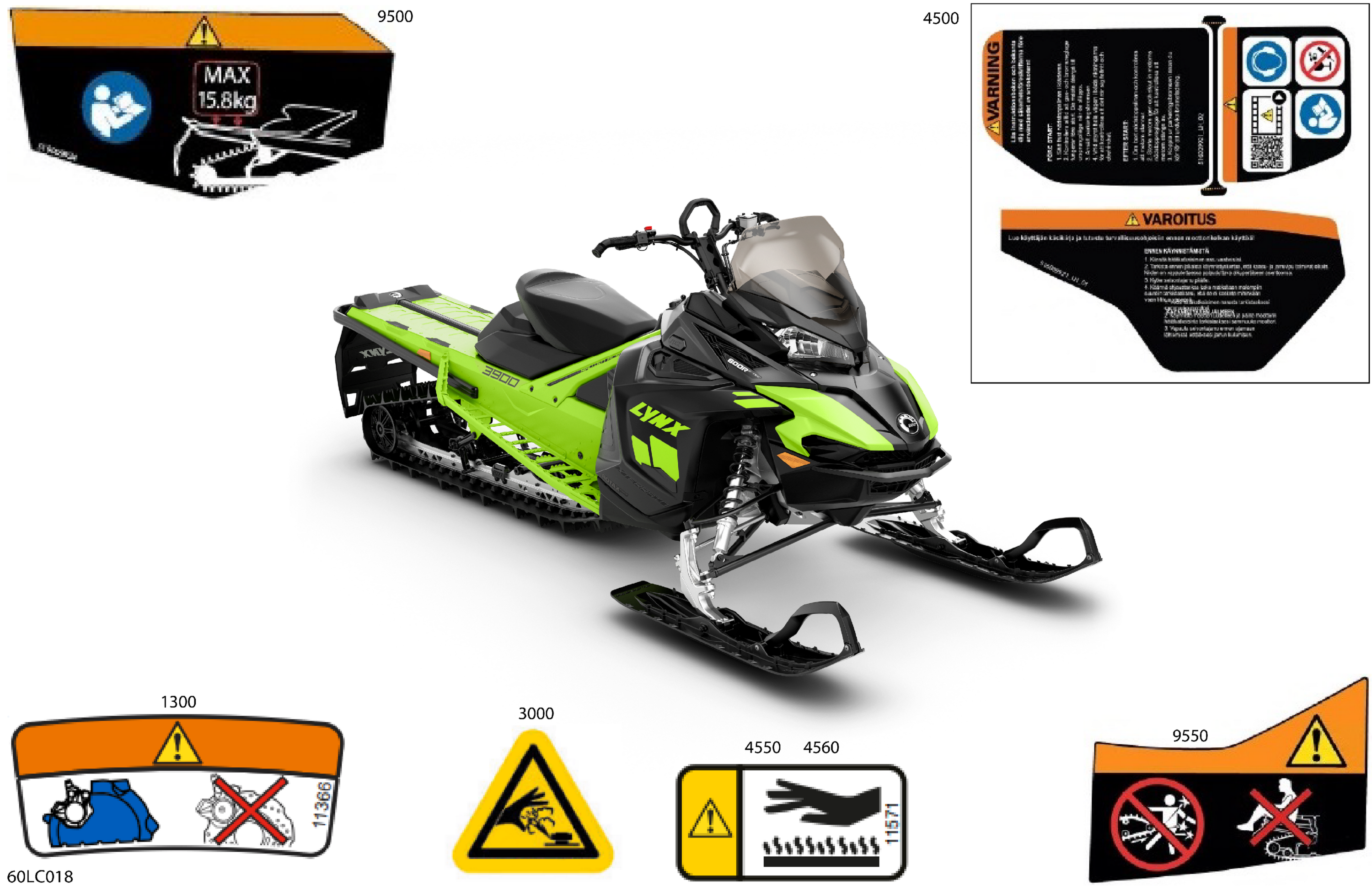 Body - Warning Decals