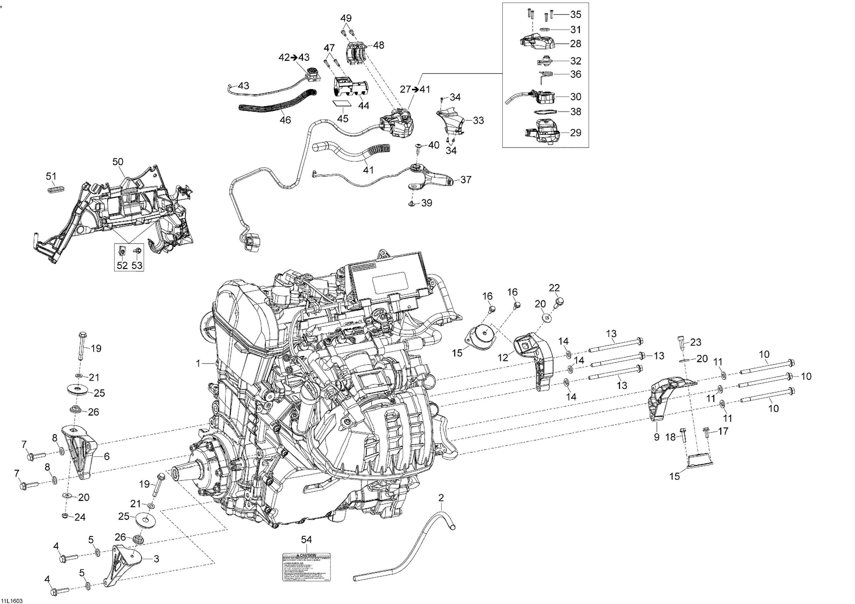 Engine And Engine Support