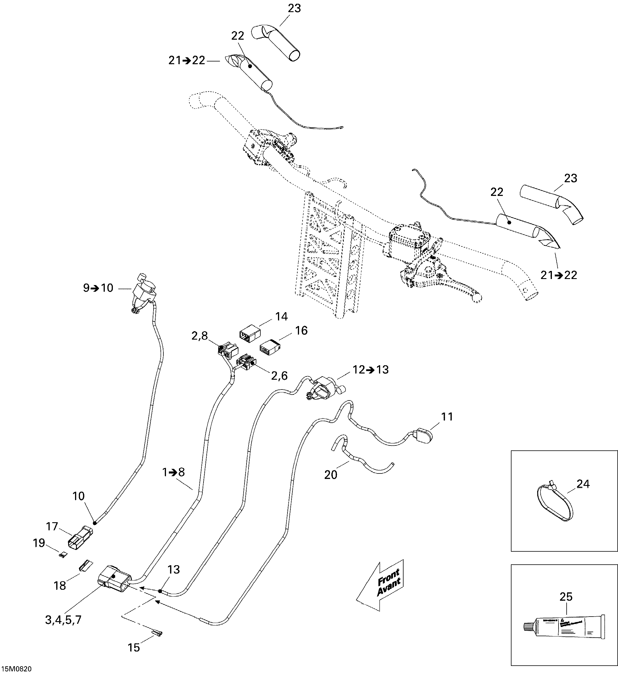 Схема узла: Steering Wiring Harness