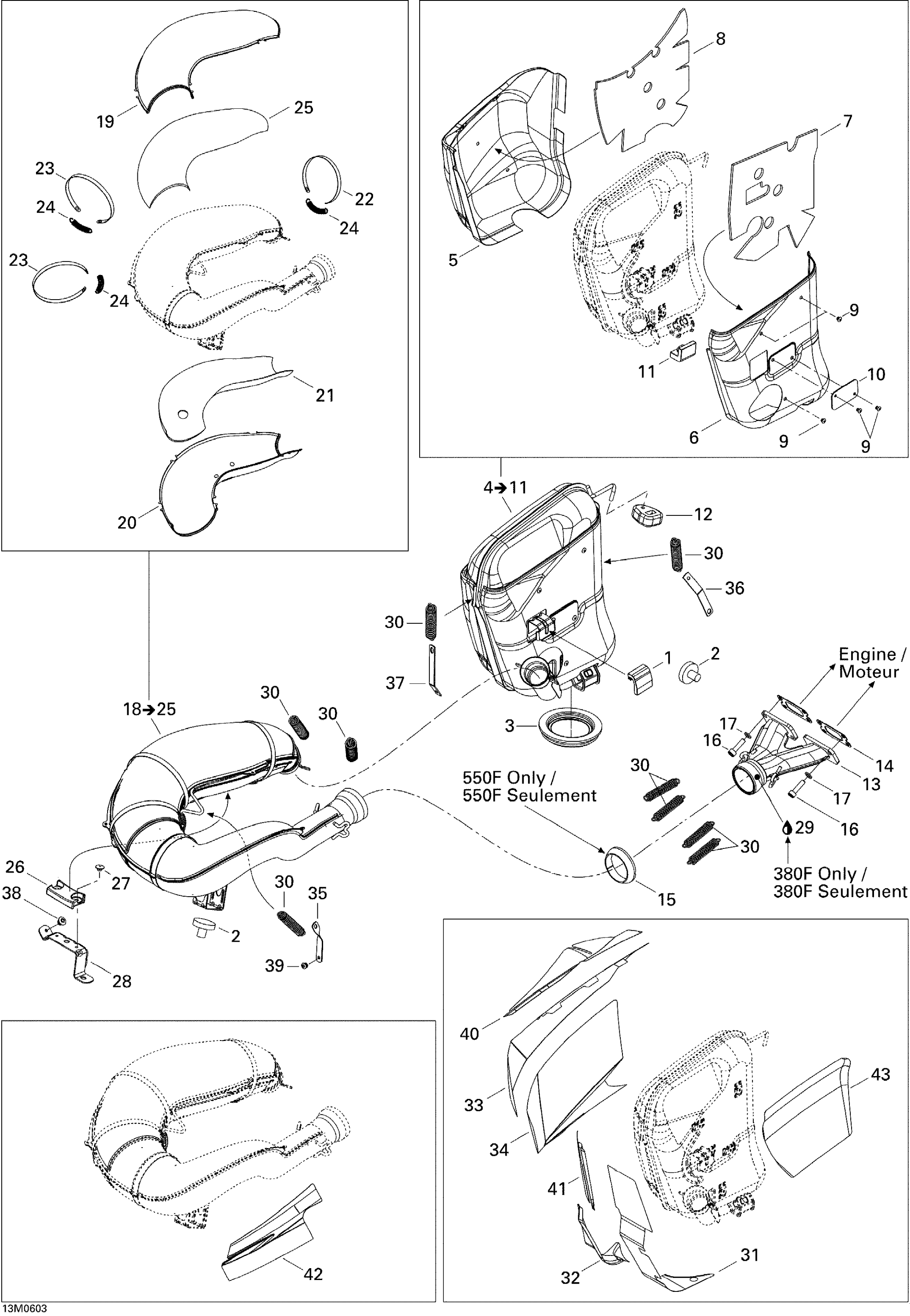 Схема узла: Exhaust System 380F