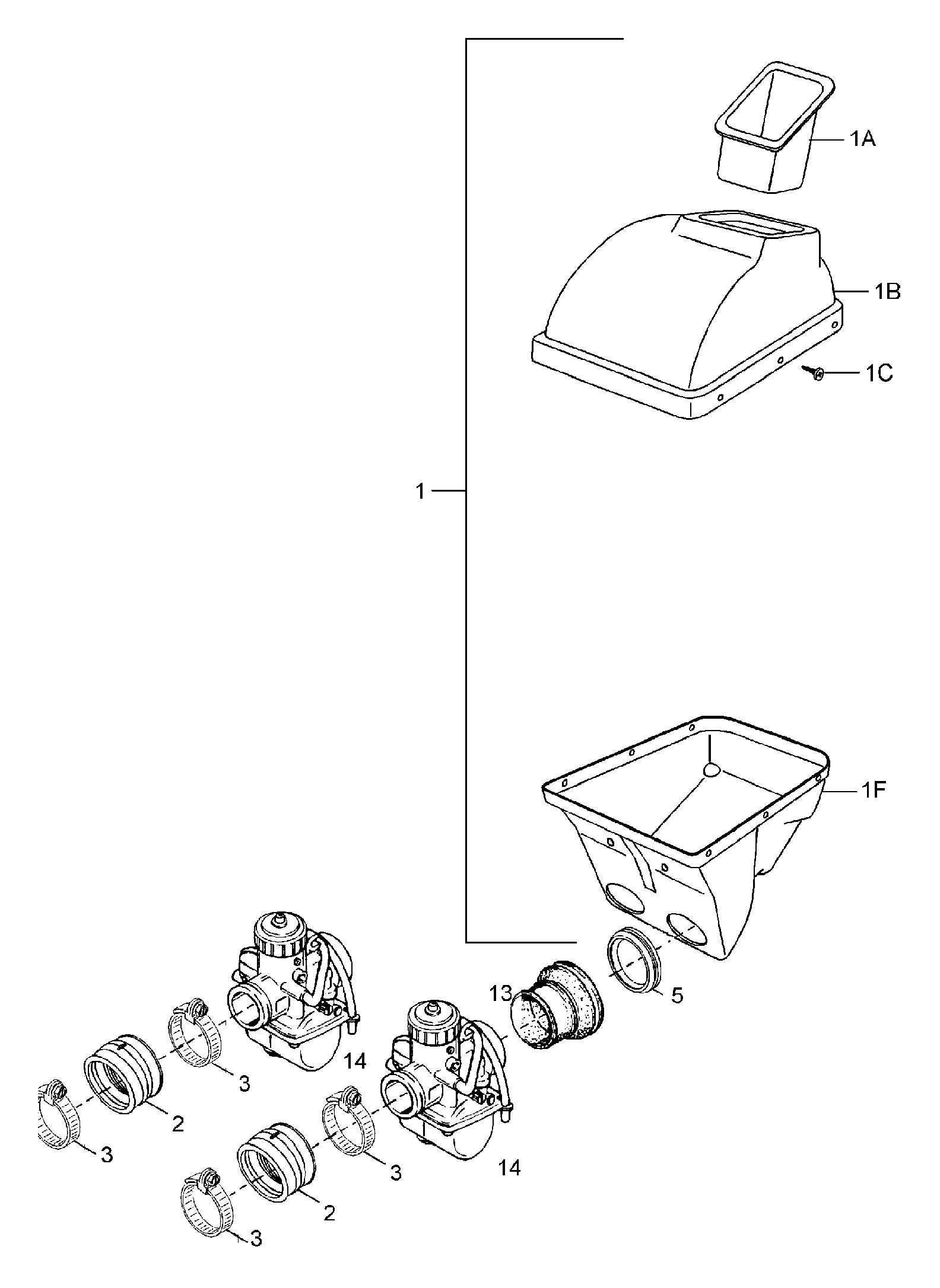 Схема узла: Air Silencer